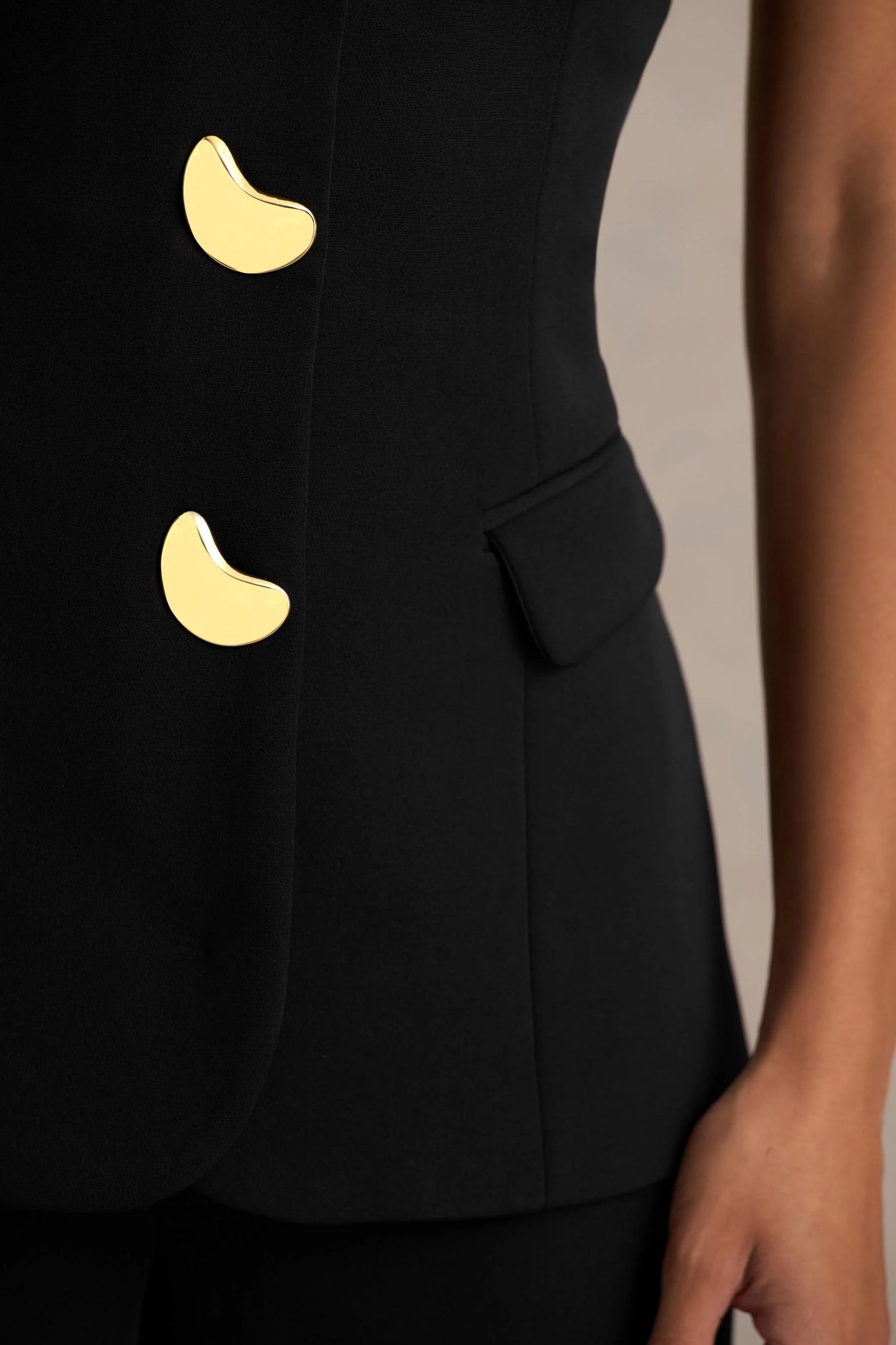 Zoey Black Bandeau Jumpsuit