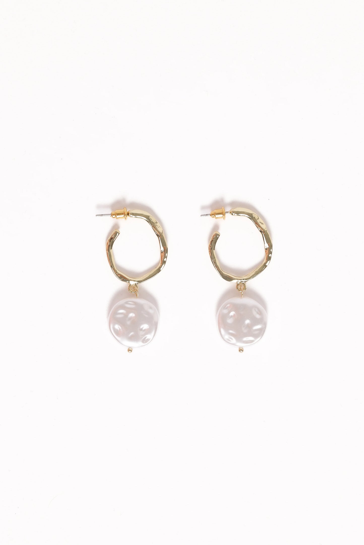 Carina Pearl Earrings - Gold