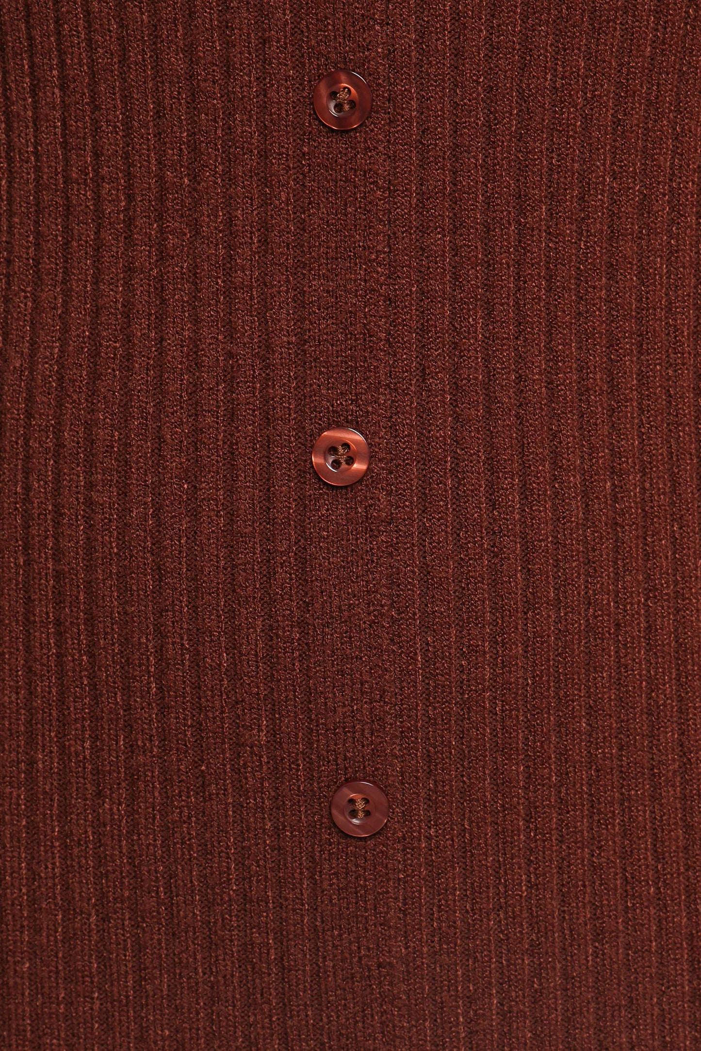 Marshall Button Through Knit Maxi Dress - Chocolate