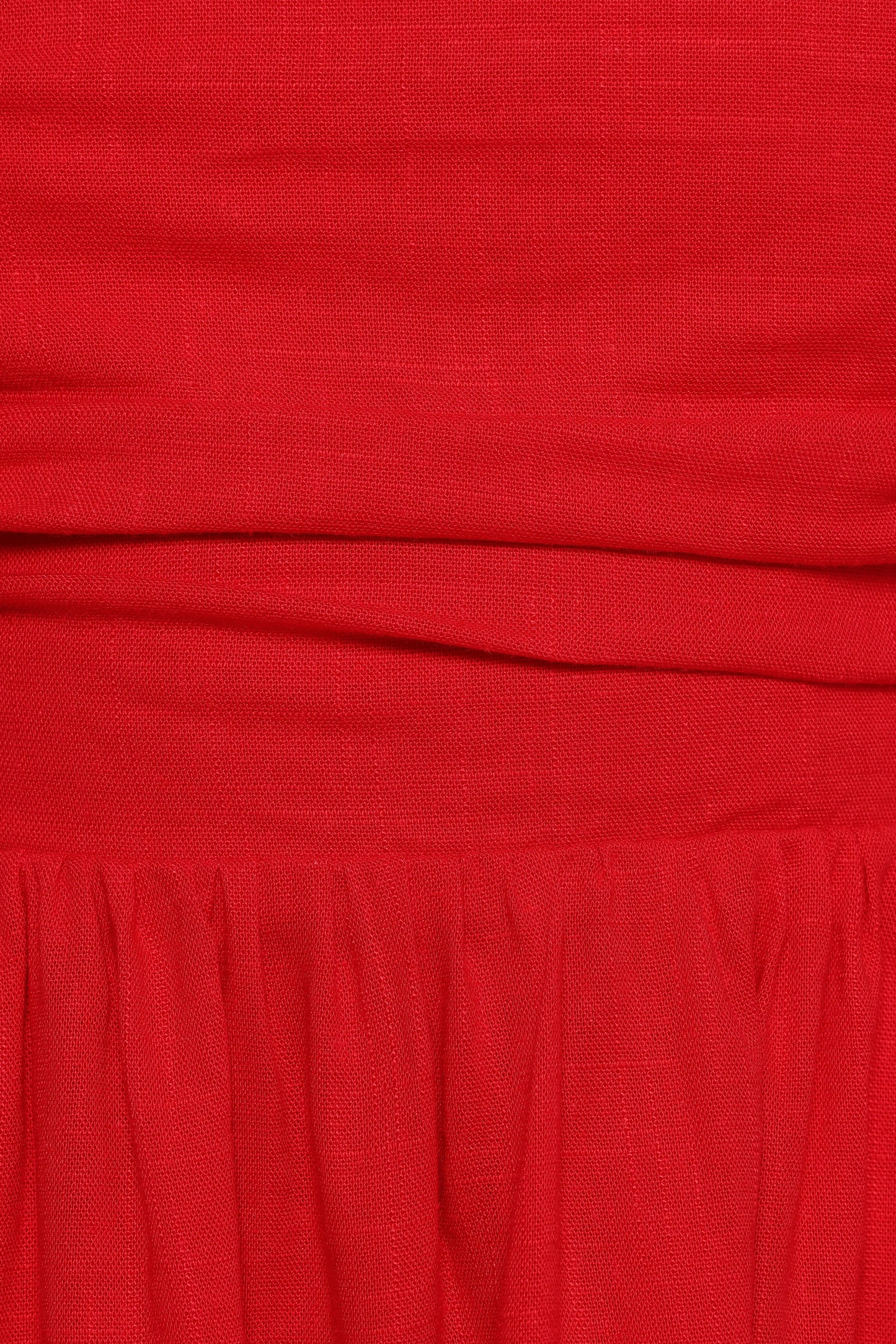 Katy Strapless Mini Dress - Red