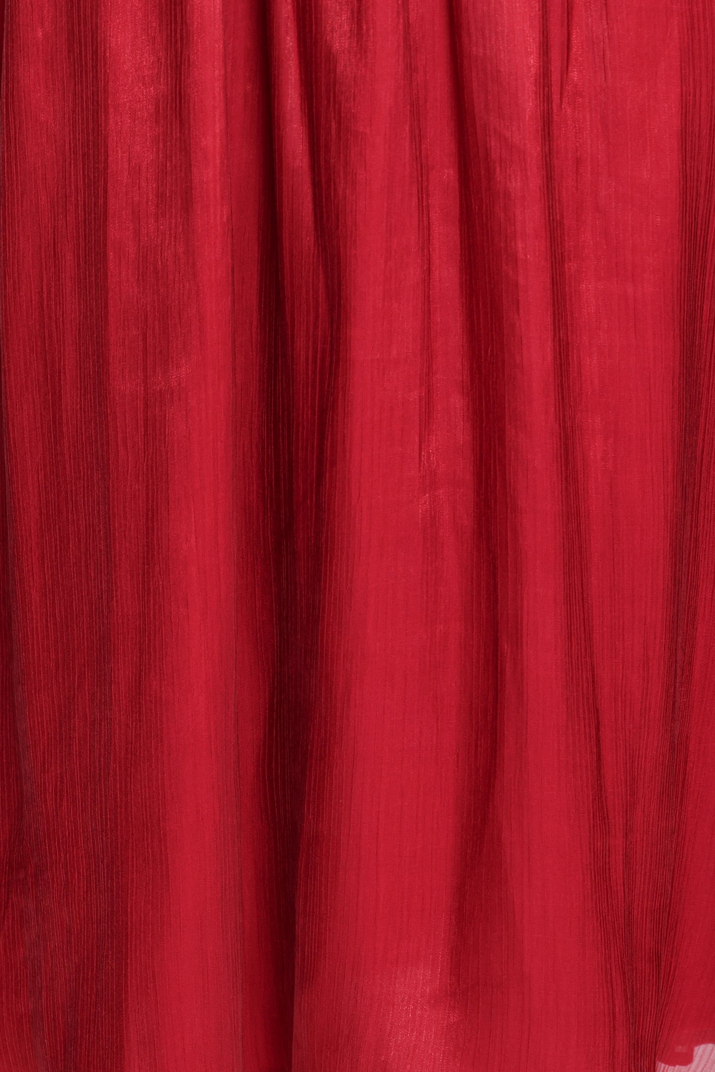 Mila Strapless Midi Dress - Red