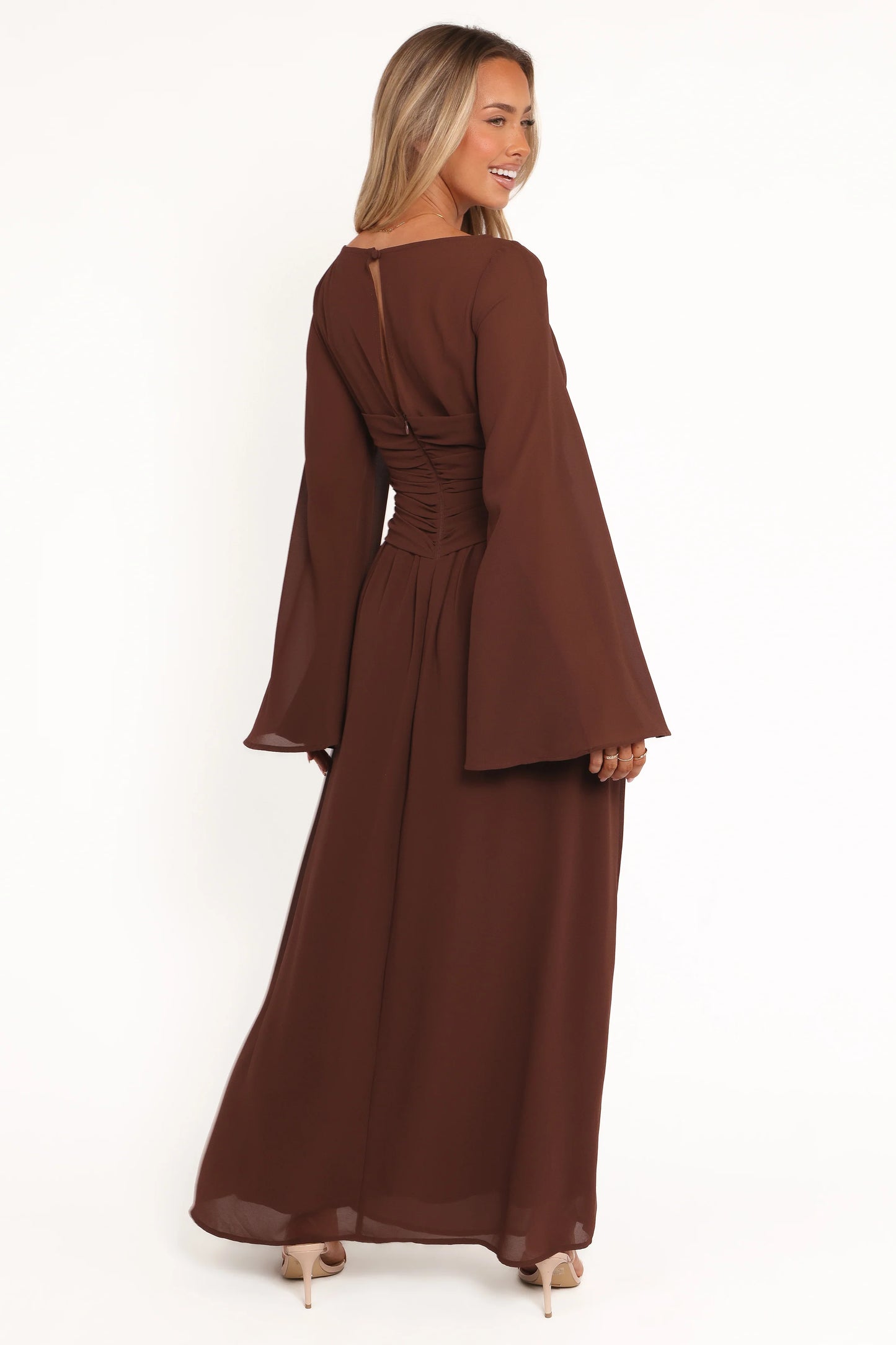 Samara Maxi Dress - Brown