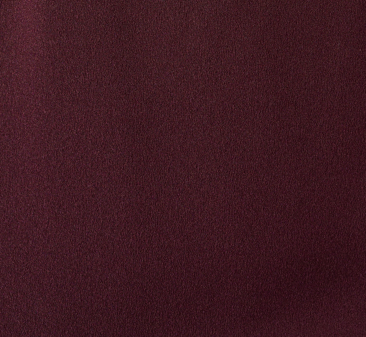 One Shoulder Satin Bow Crepe Gown In Bordeaux Glow
