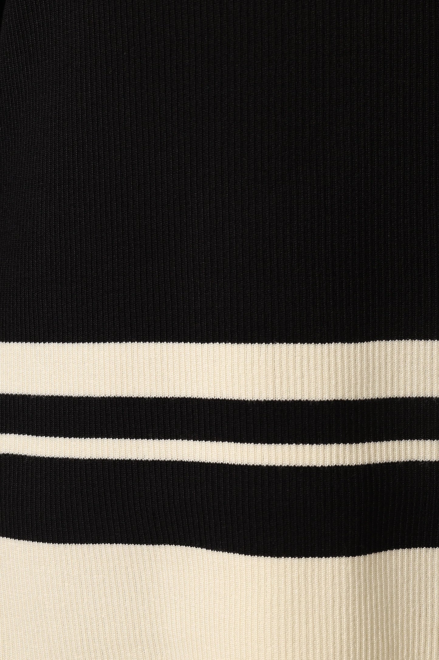 Lowell Top - Black Off White
