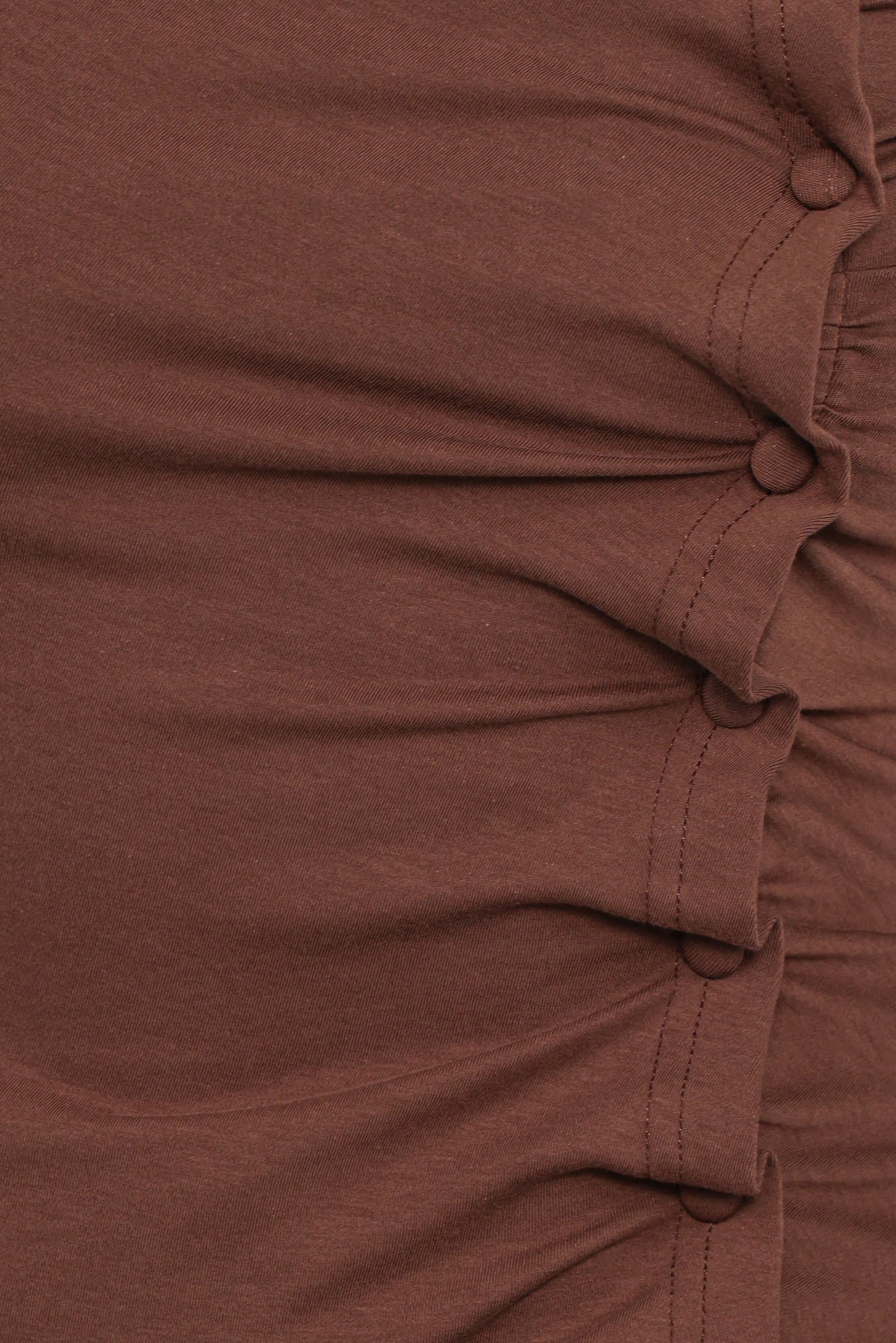 Ethel Asymmetrical Knit Top - Chocolate