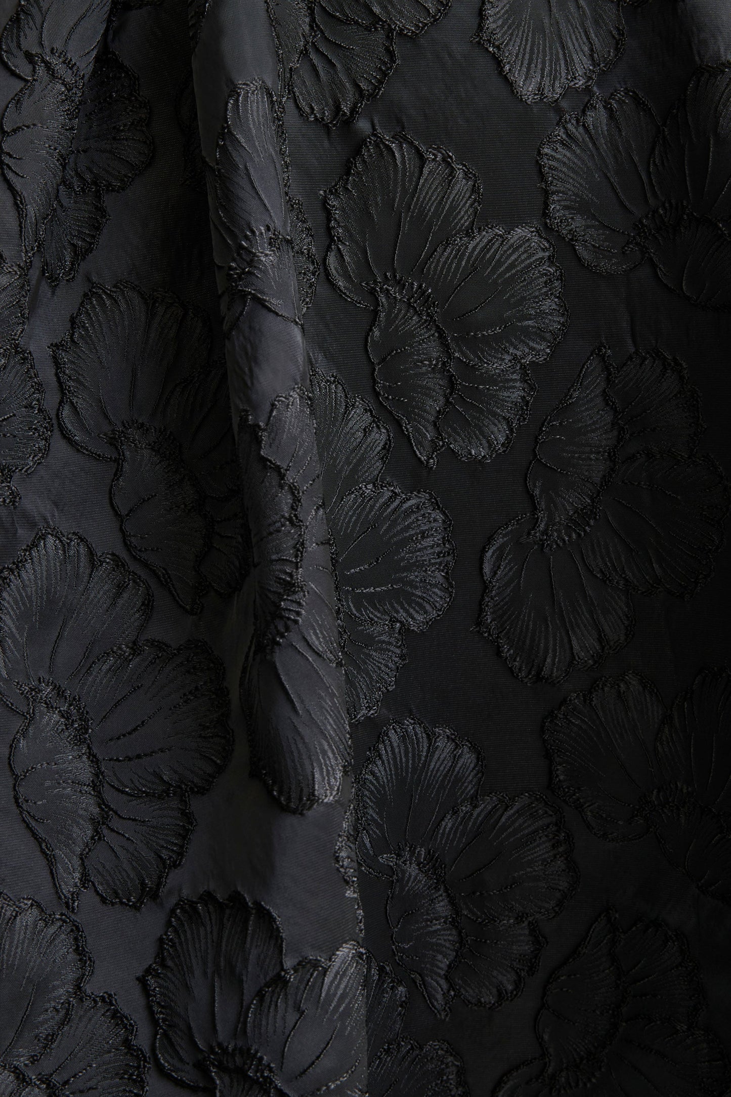 Zuma Black Metallic Jacquard Strapless Midi Dress
