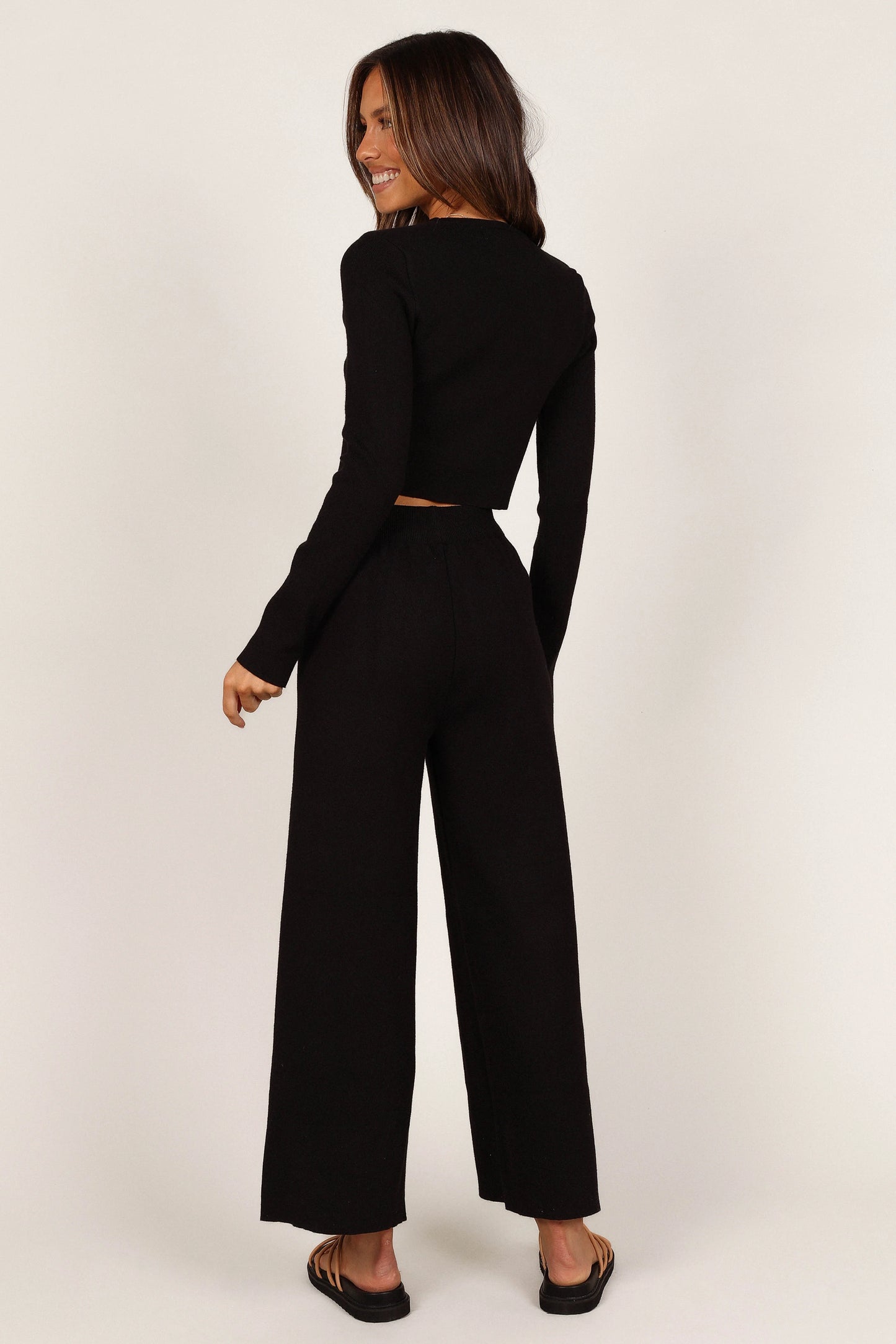 Ayers Long Sleeve Set - Black