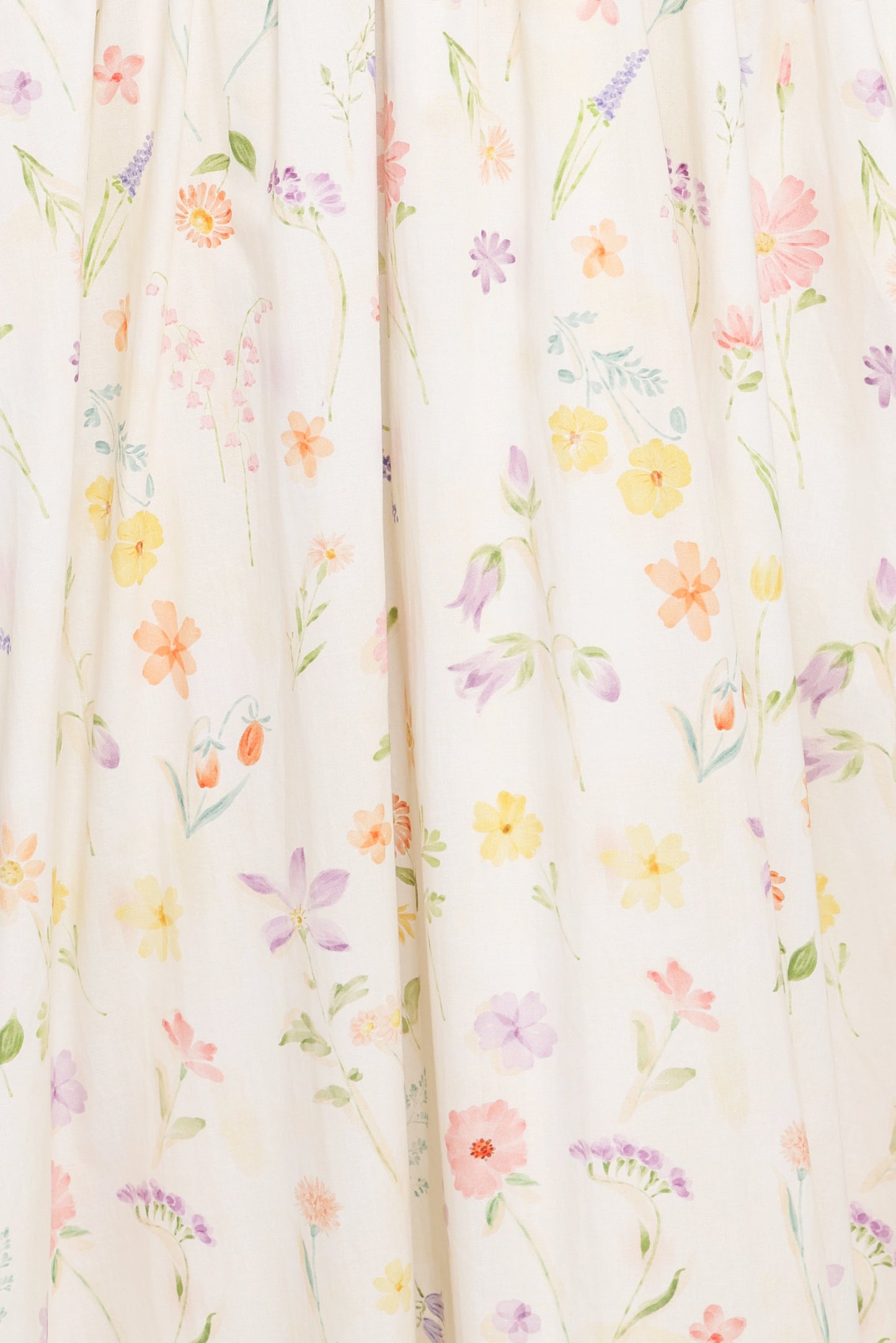 Katana Puff Sleeve Midi Dress - Floral