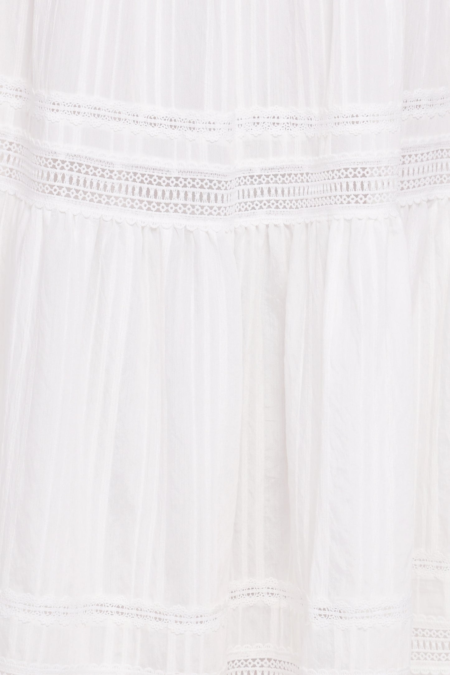 Peony Maxi Skirt - White