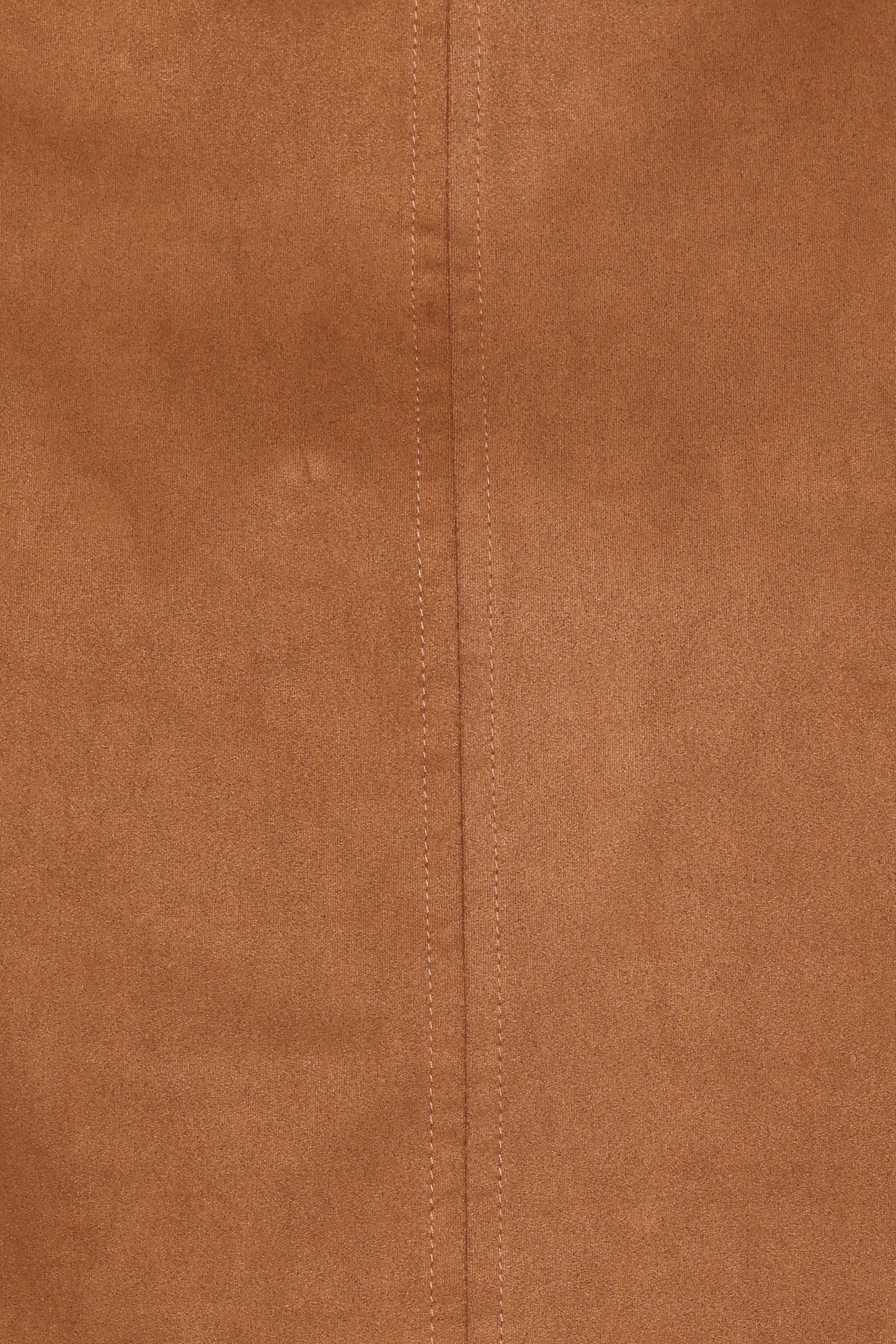 Charles Faux Sueded Top - Camel