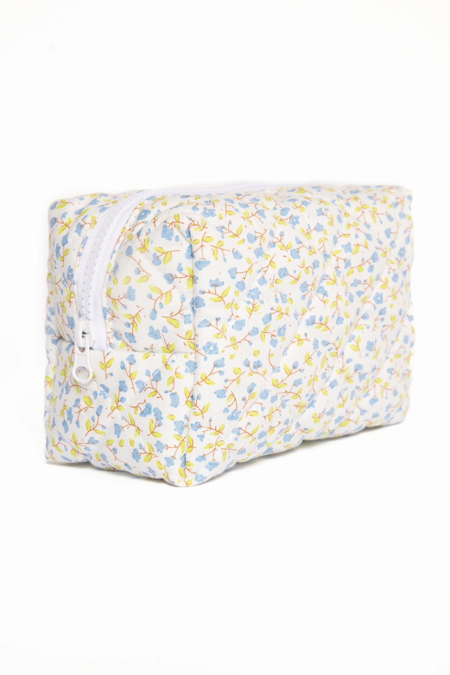 Clementine Cosmetic Bag - Blue Floral