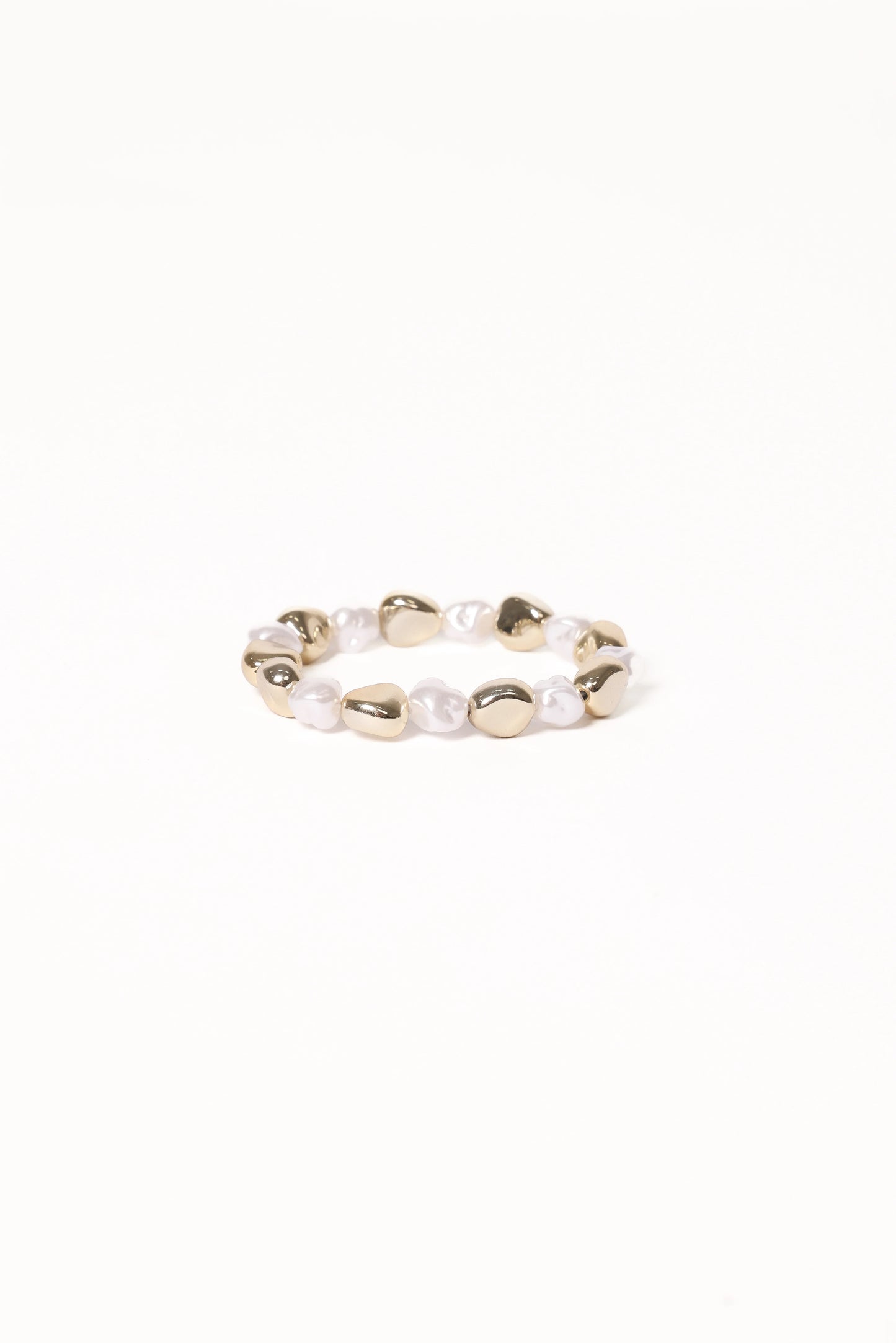 Phoenix Bracelet - Gold/Pearl