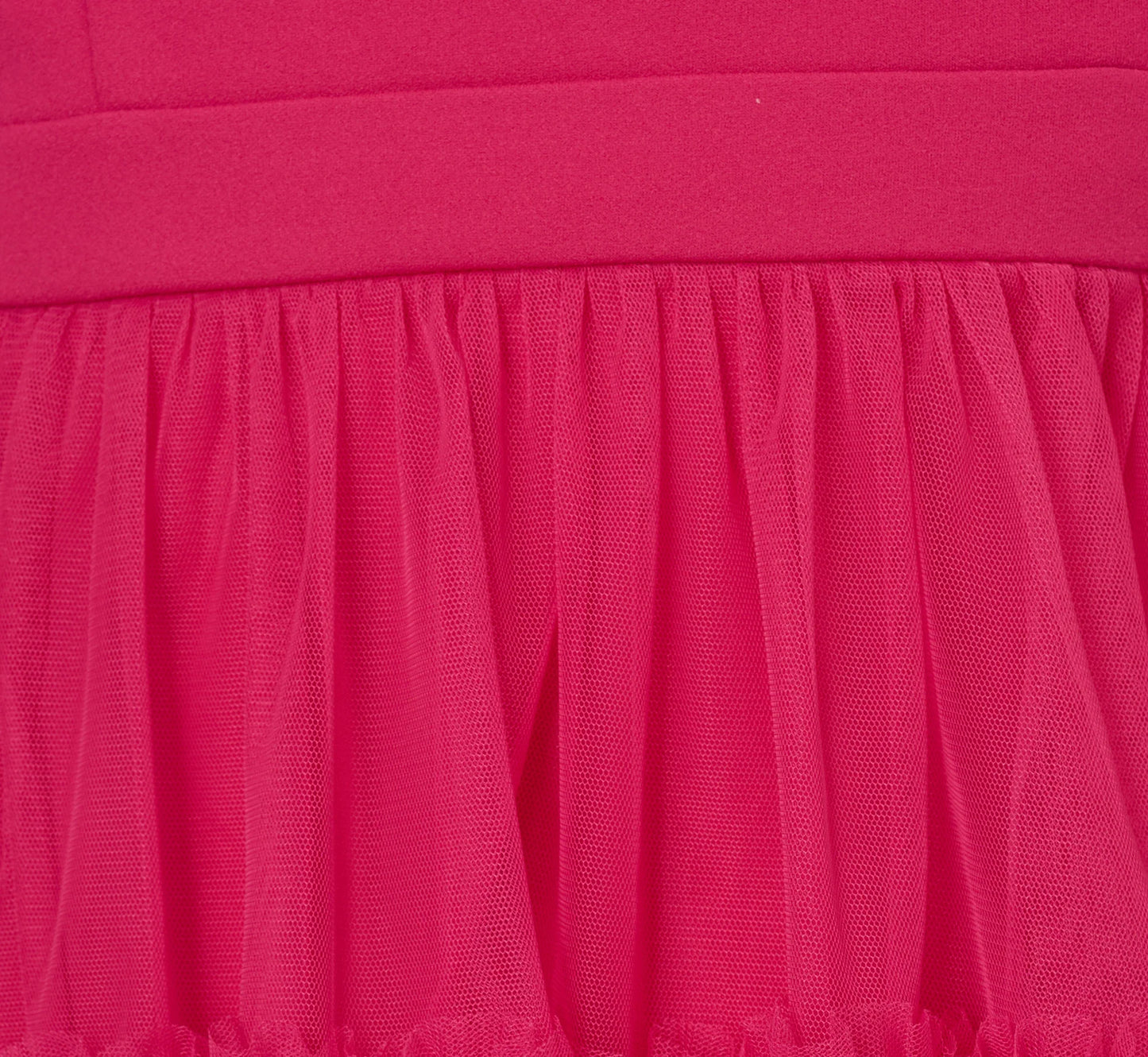 Plus Size Sleeveless Midi Dress With Square Neck And Tiered Skirt In Bright Rose