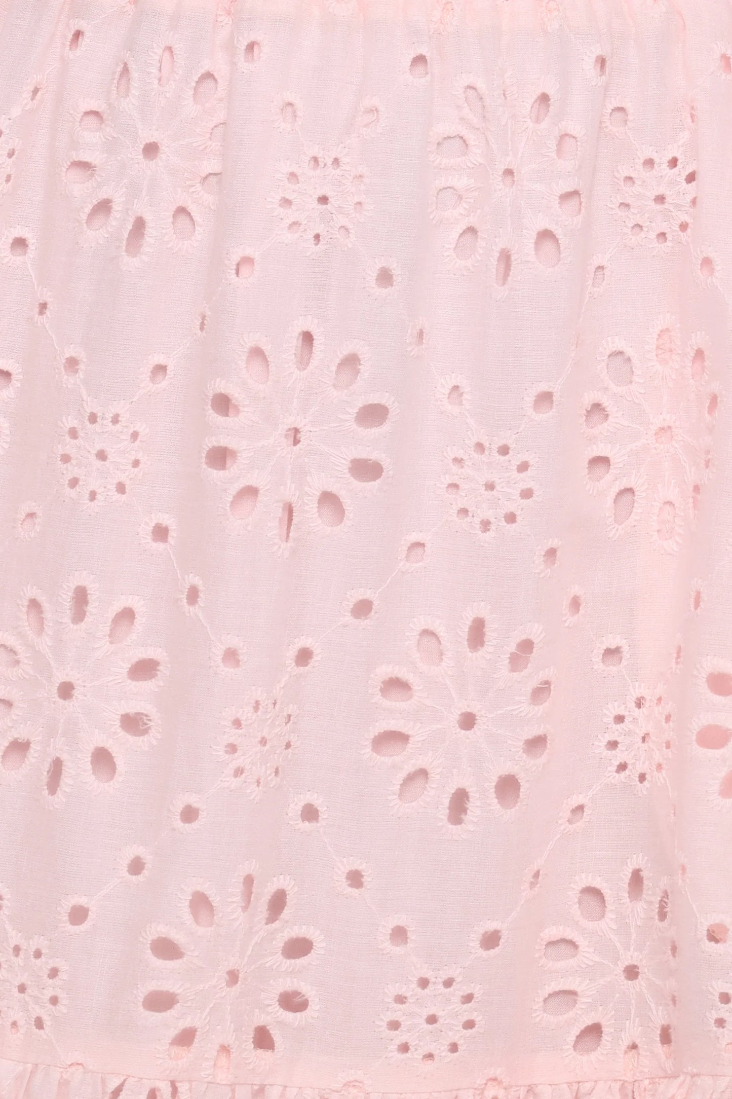 Angelina Skirt Set - Pink Broiderie