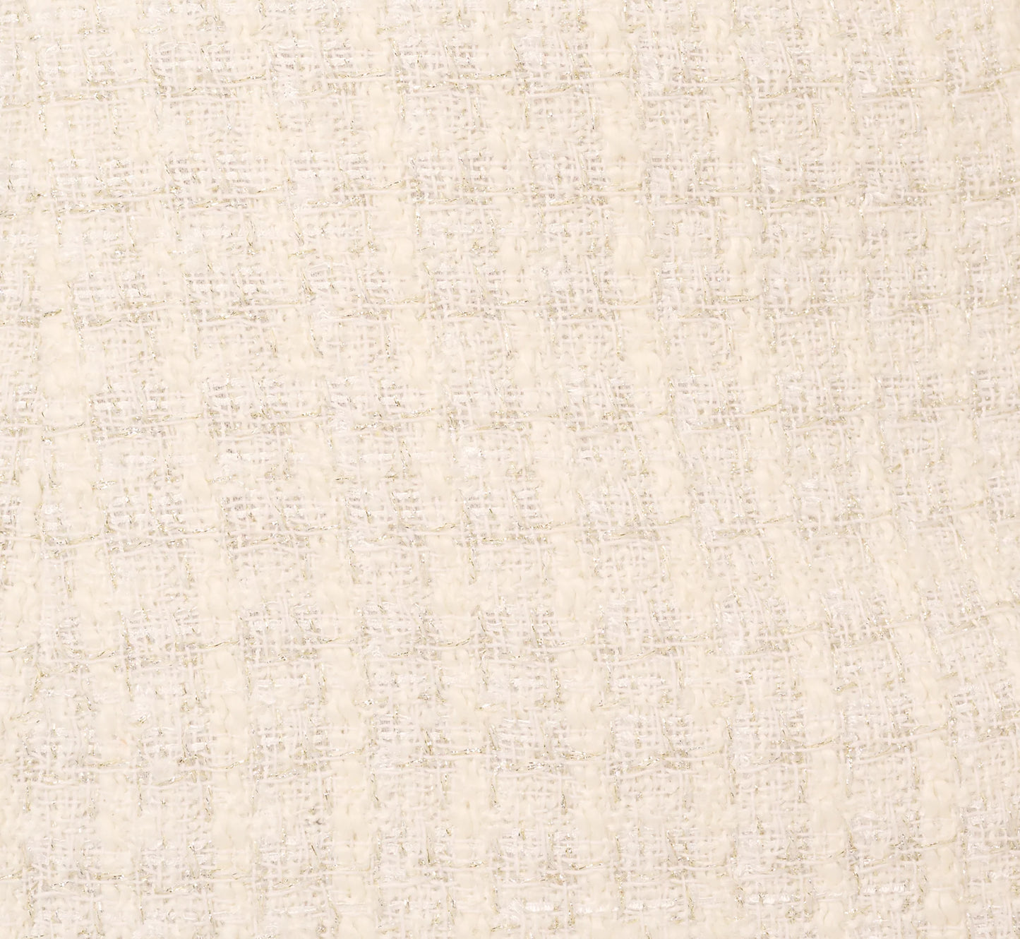 Tweed Pearl Short Dress In Ivory