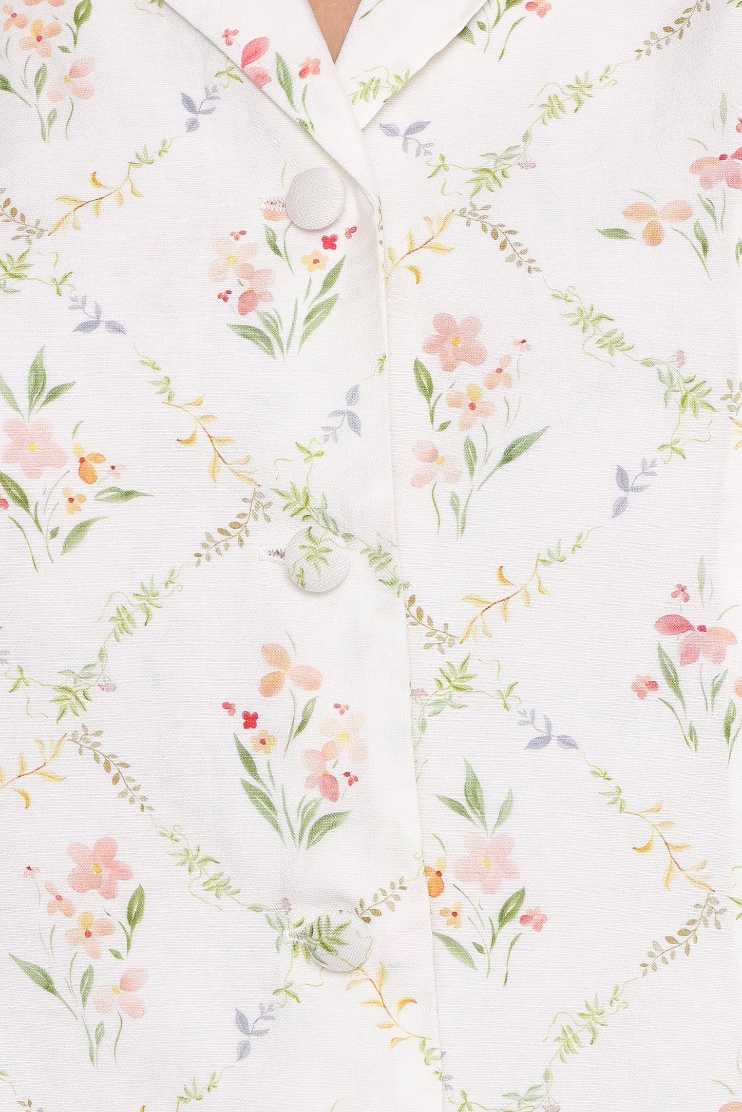 Steele Bias Maxi Skirt - White Vintage Floral