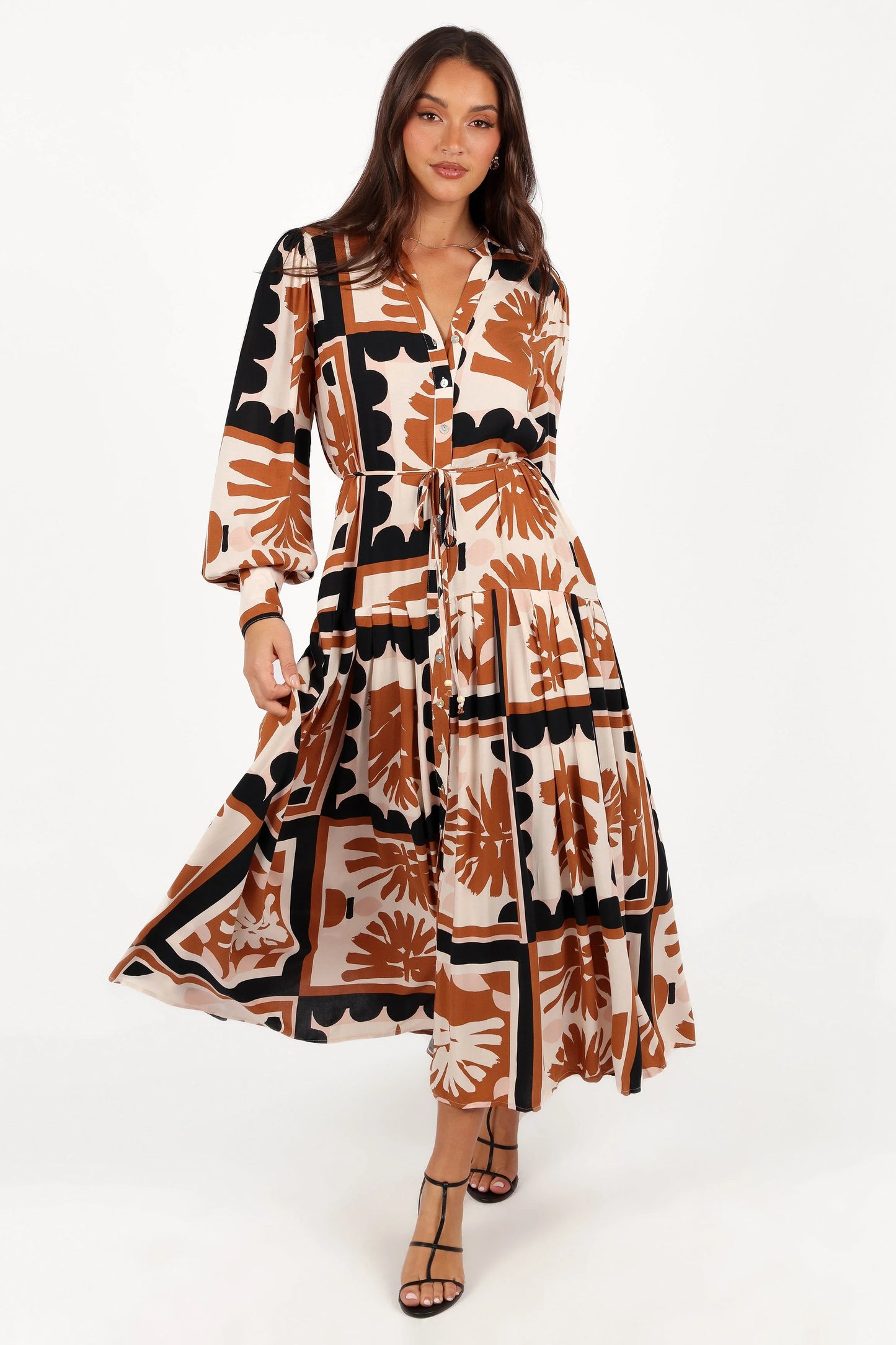Jules Long Sleeve Dress - Multi