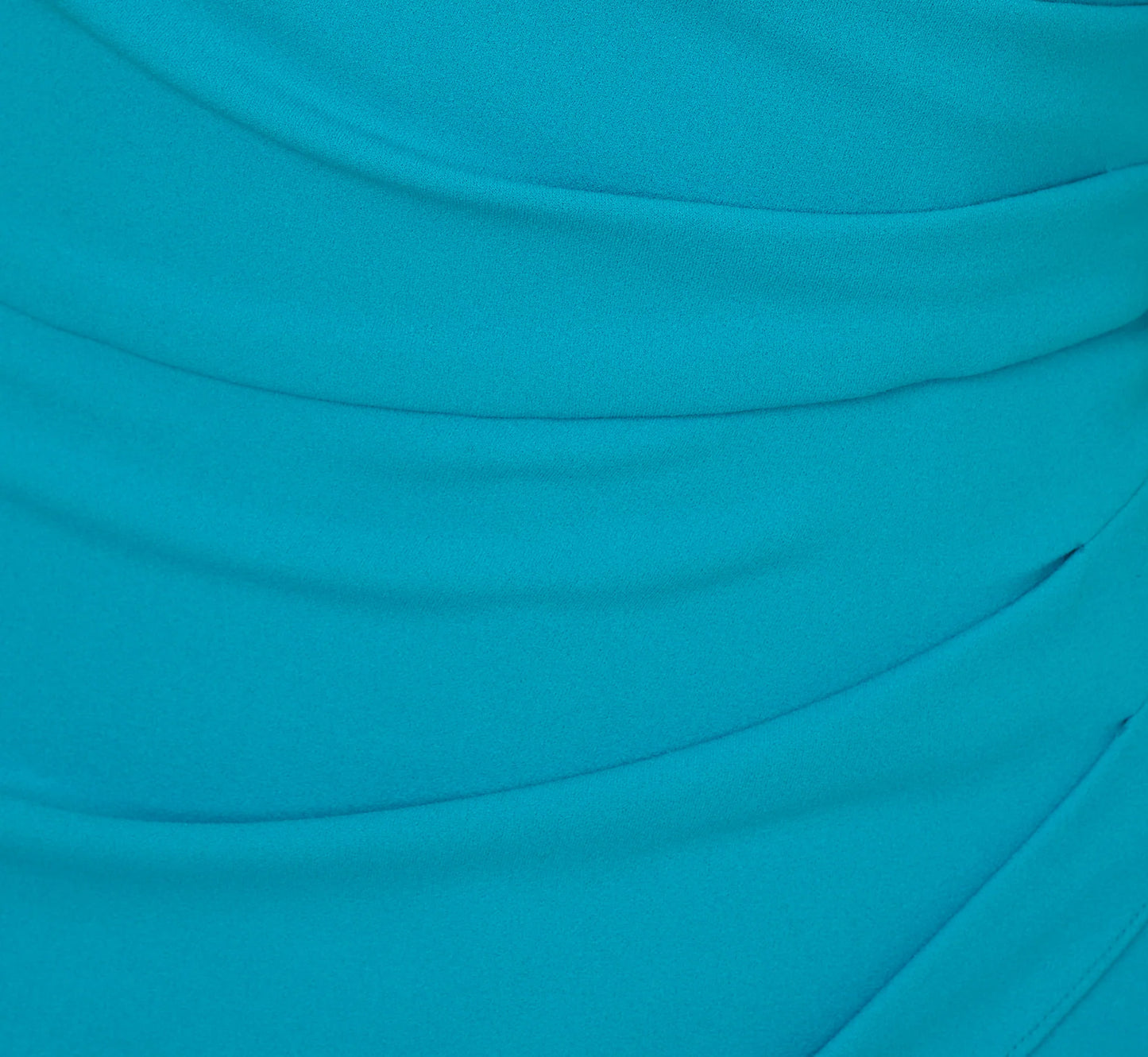 Short Sleeve Asymmetrical Wide Leg Crepe Jumpsuit In Bel Air Blue