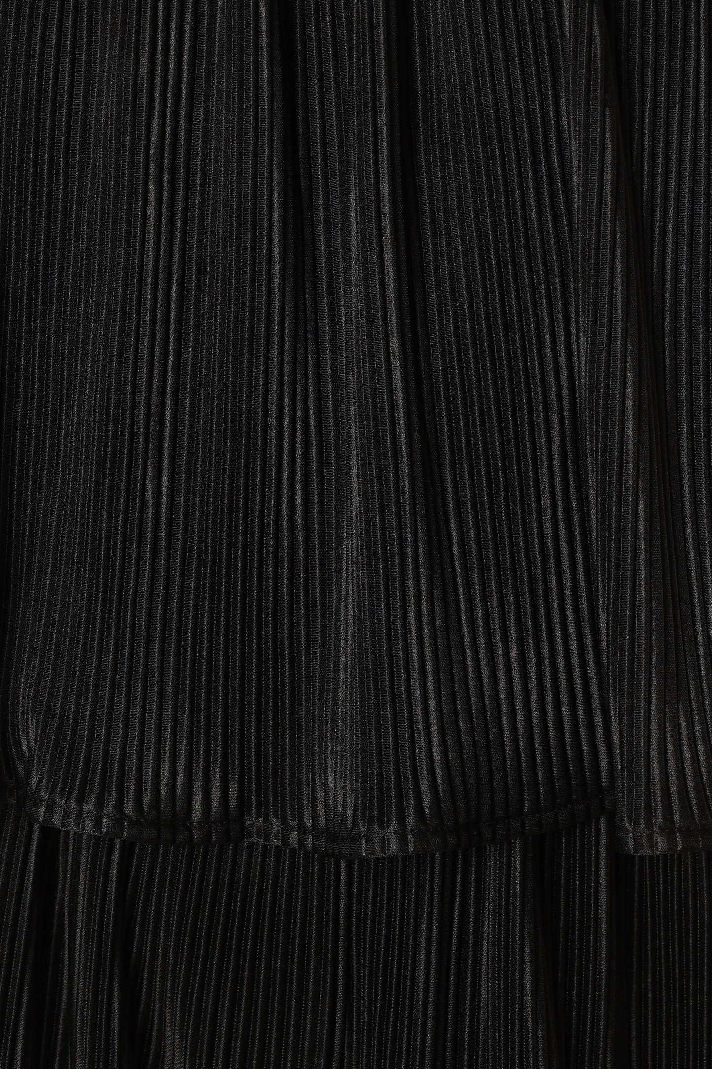 Jillian Plisse Jumpsuit - Black