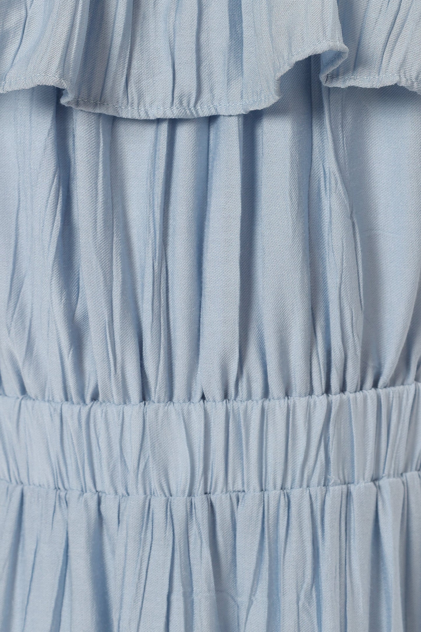 Jane Mini Ruffle Dress - Blue