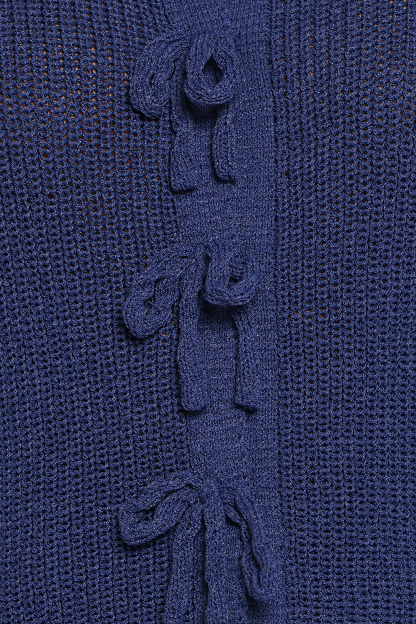 Gemma Short Sleeve Bow Cardigan - Navy