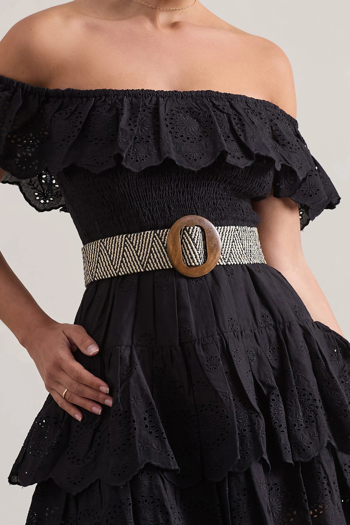 Salassa Patterned Woven Belt