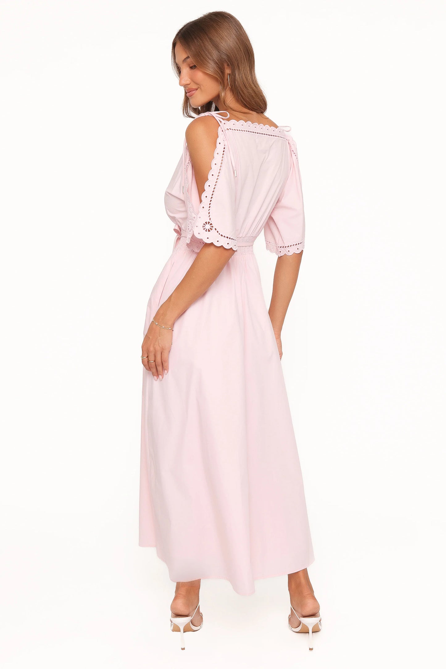 Nellie Midi Dress - Petal Pink