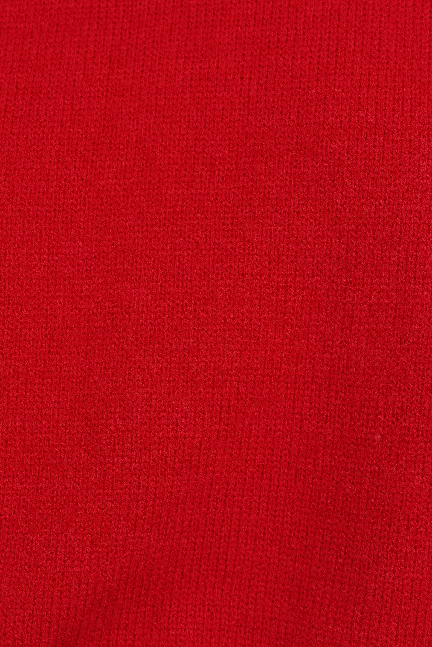 Luda Mockneck Knit Sweater - Red