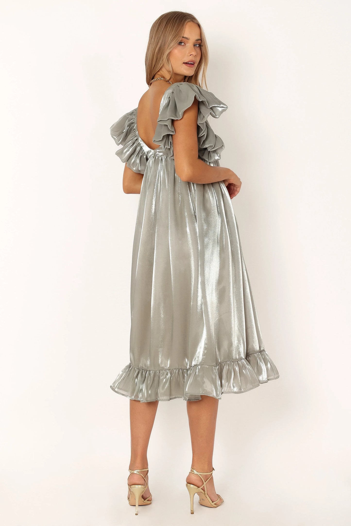 Oro Midi Dress - Olive