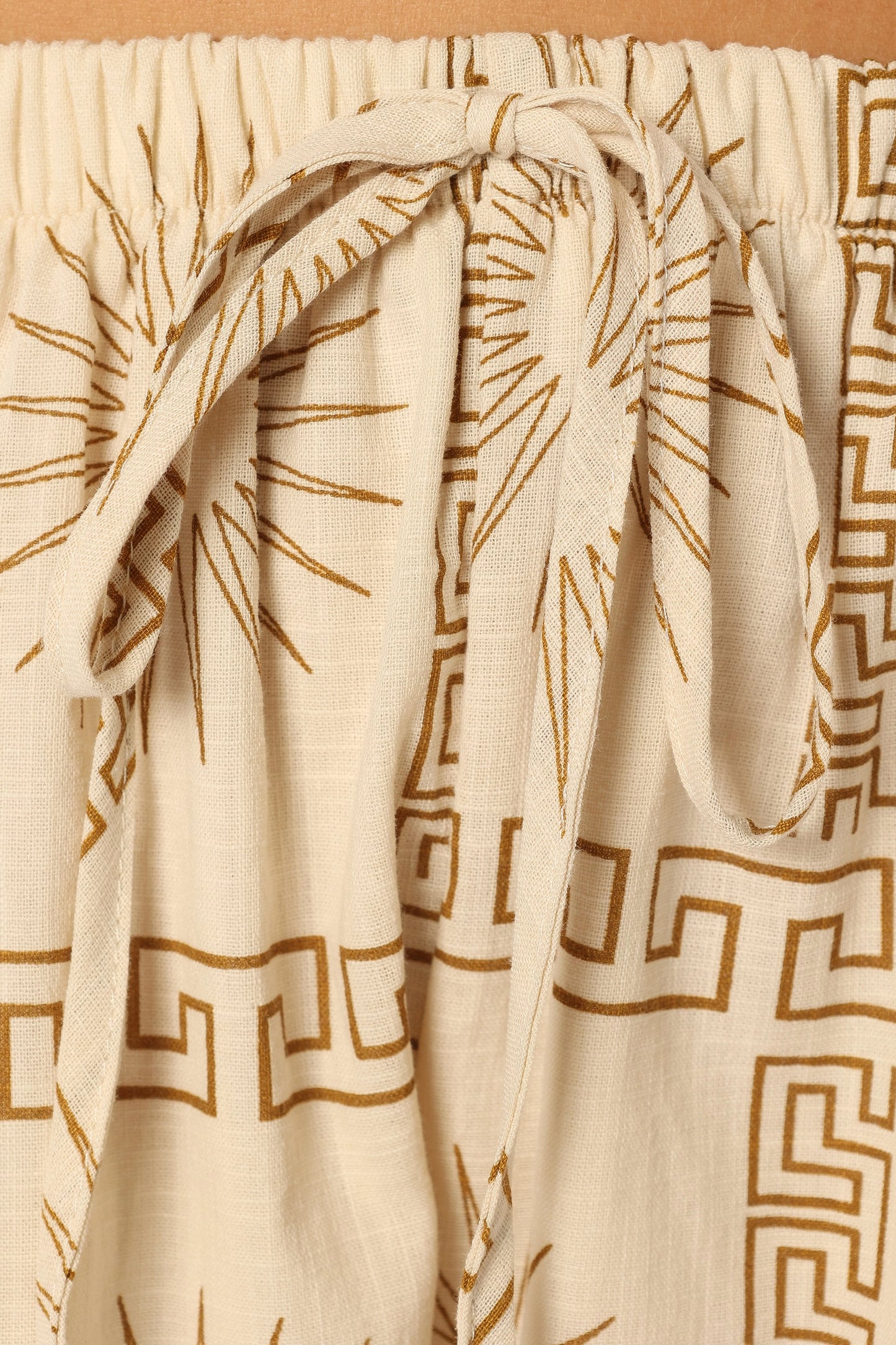 Penny Short Set - Beige Print