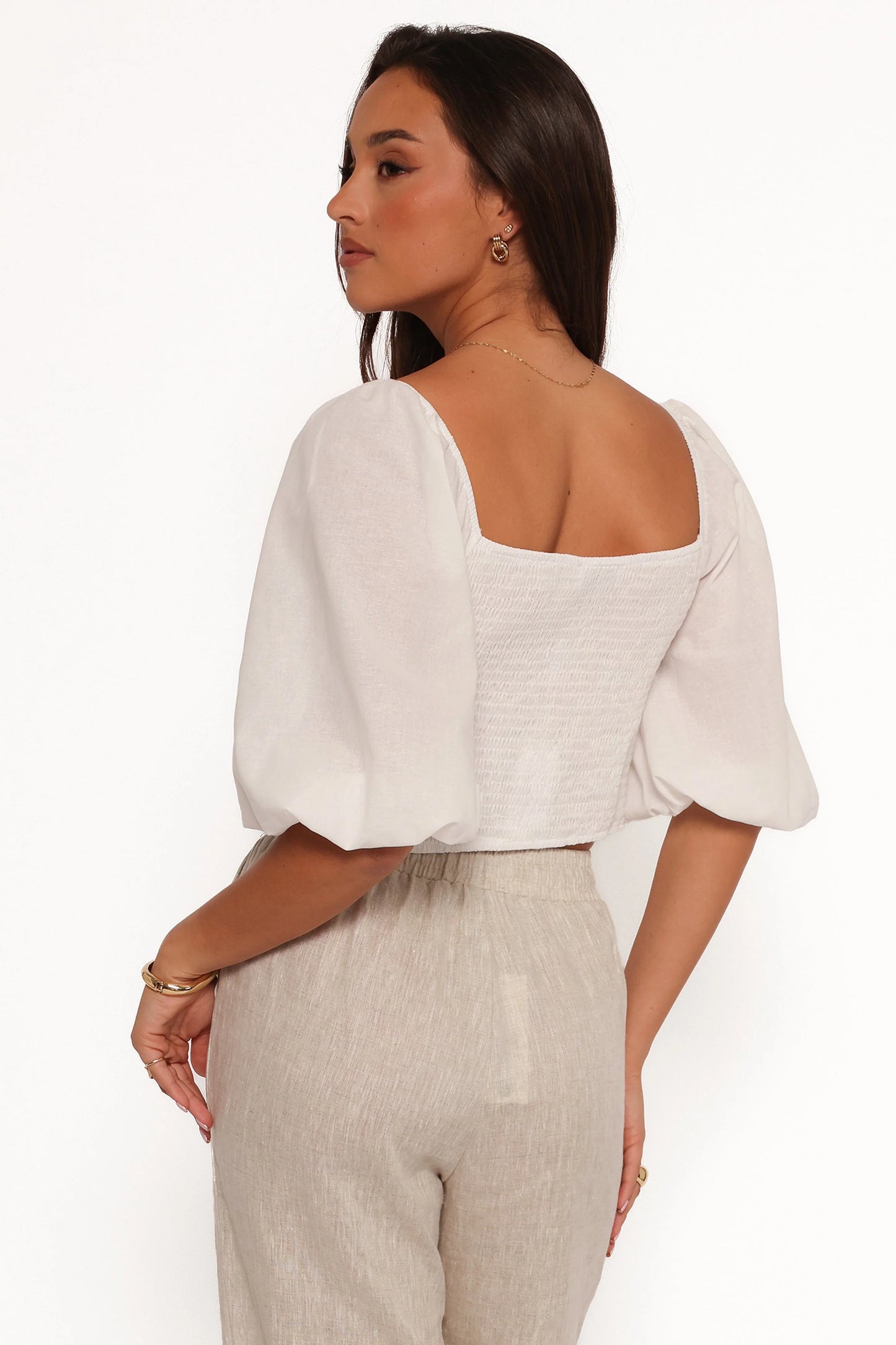 Celine Top - White