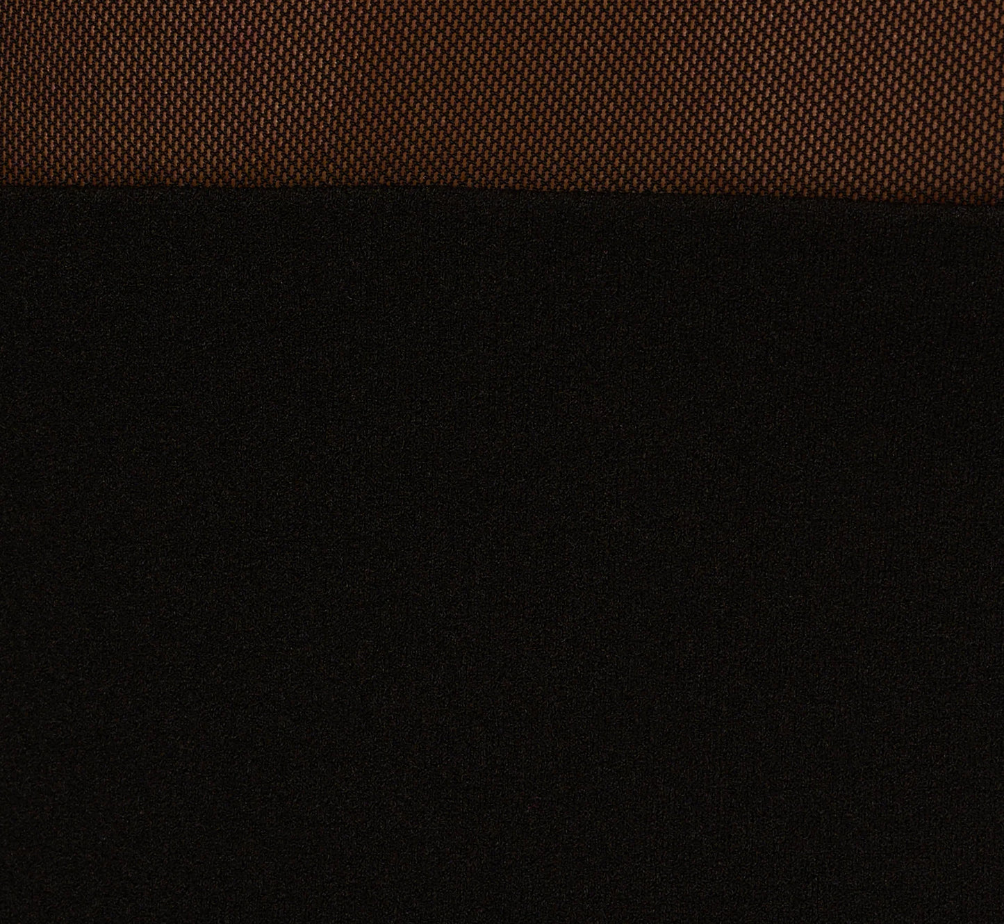 Long Sleeve Knit Crepe Mesh Illusion Column Dress In Black