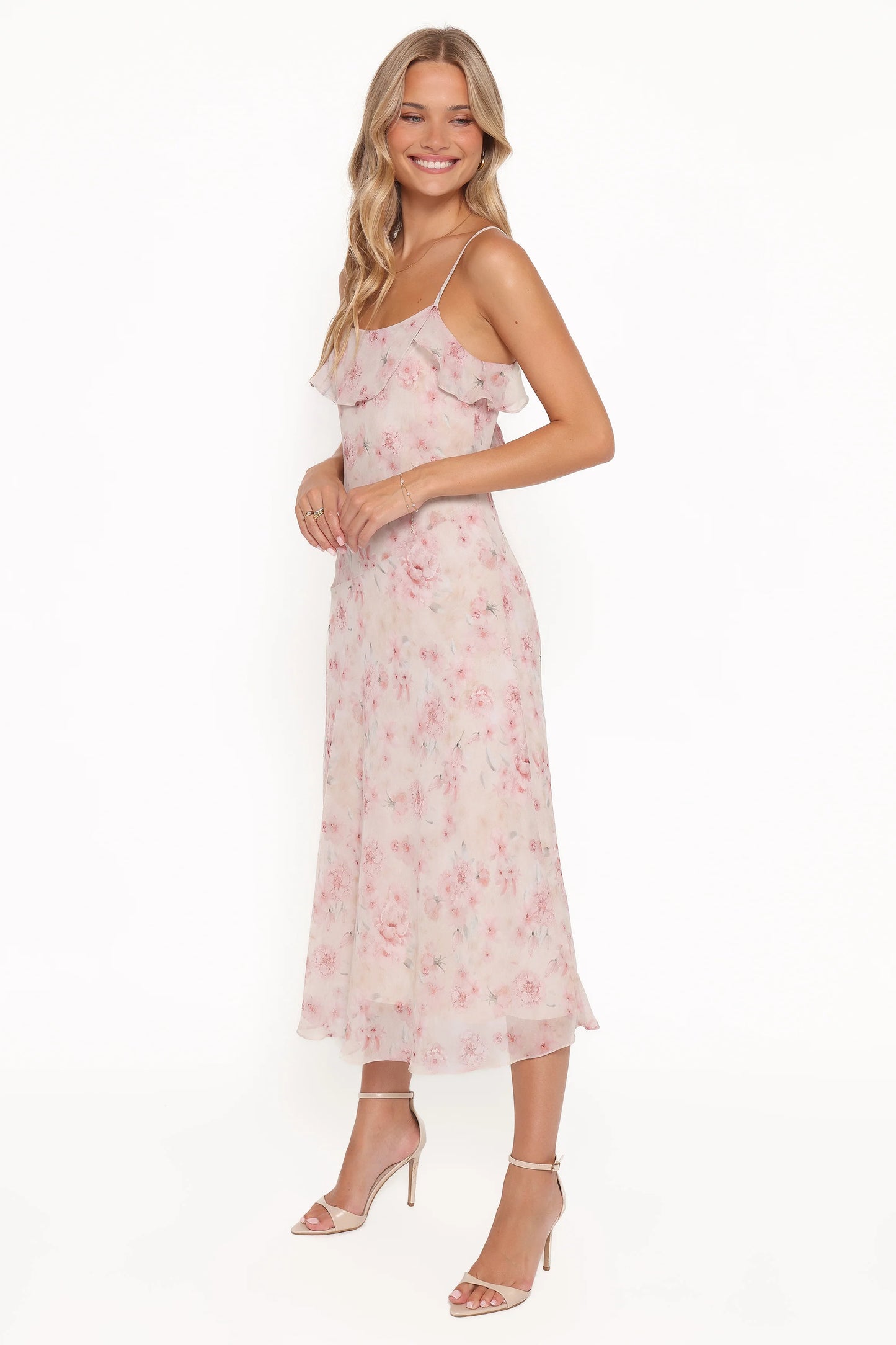 Lizbeth Maxi Dress - Pink Mauve Floral