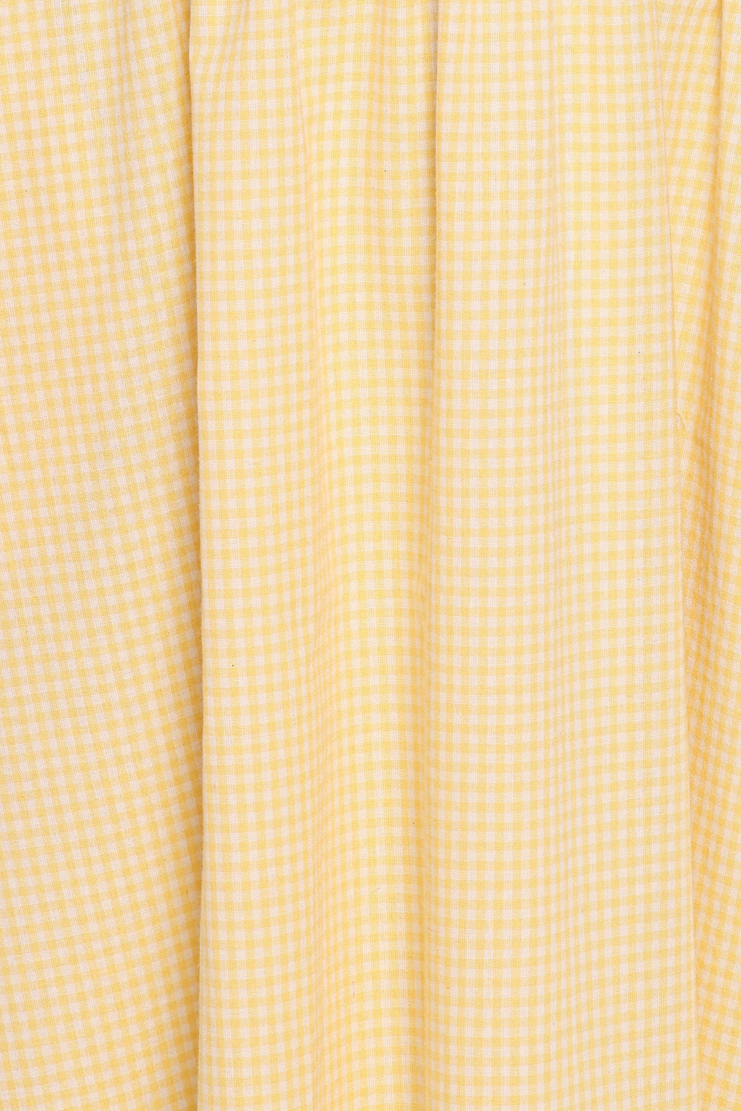 Kinslee Midi Dress - Yellow Gingham