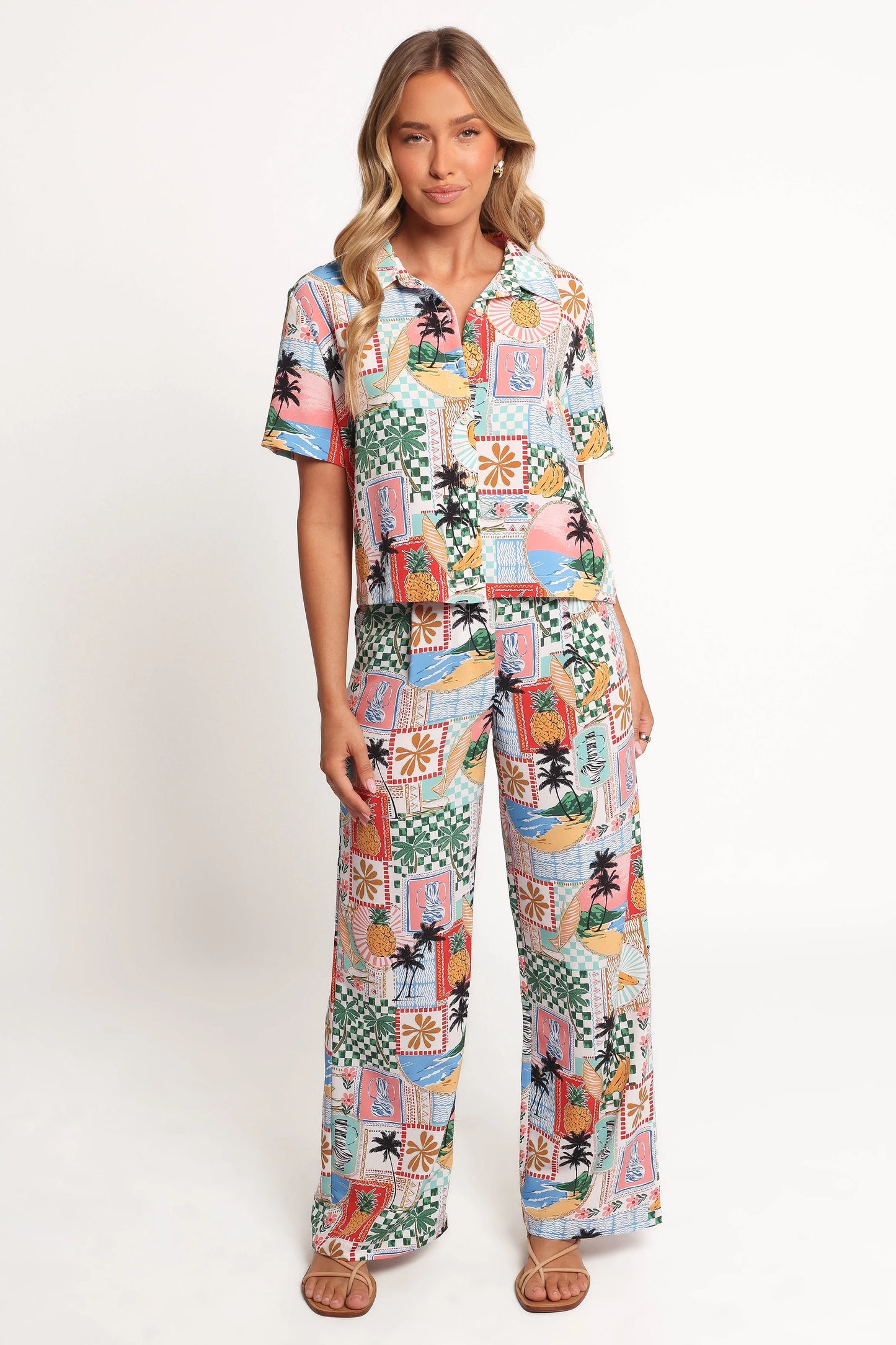 Valeria Shirt - Off White Multi