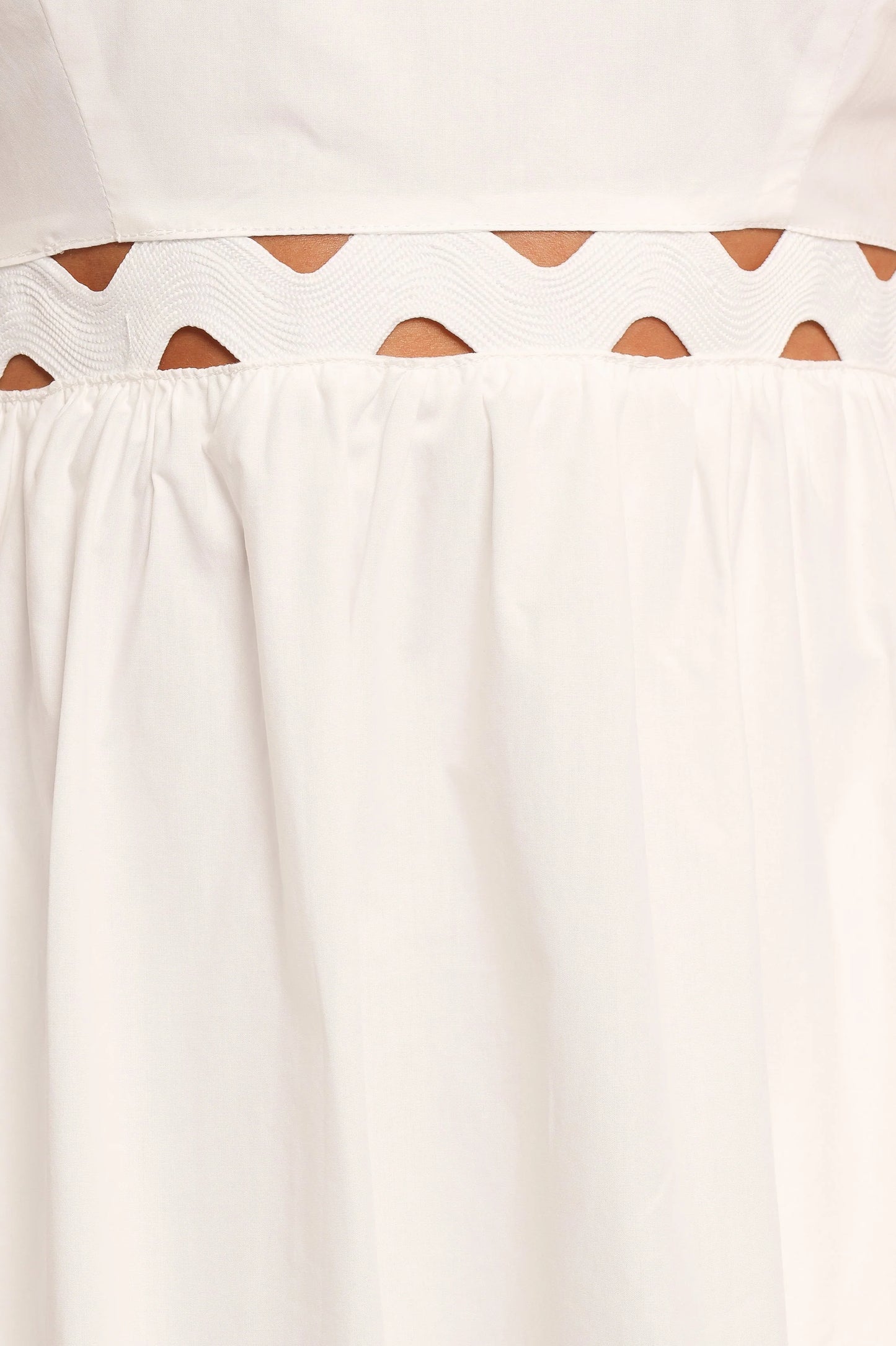 Angelus Midi Dress - White
