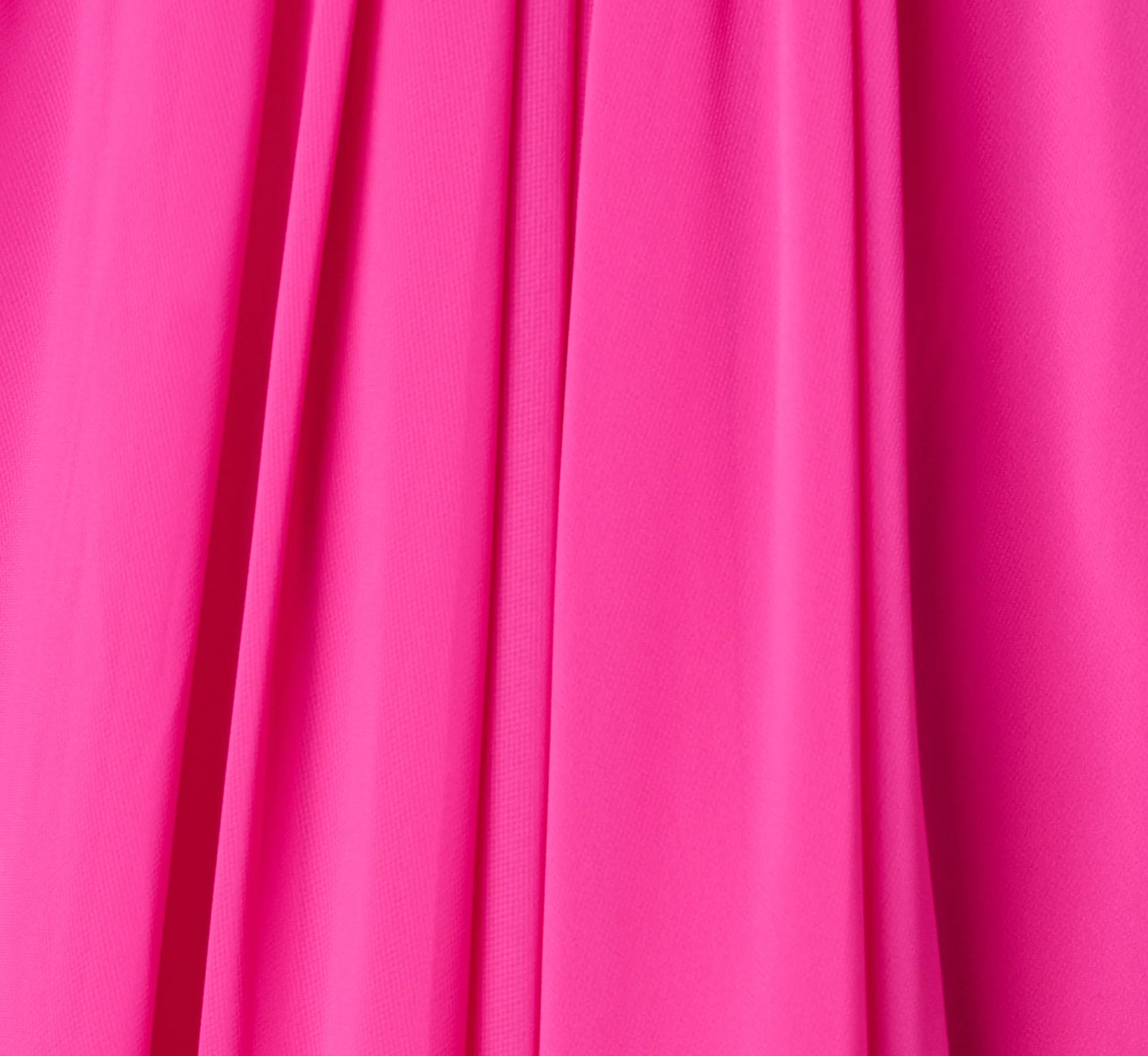 Strapless Chiffon Trapeze Gown In Pink Flame