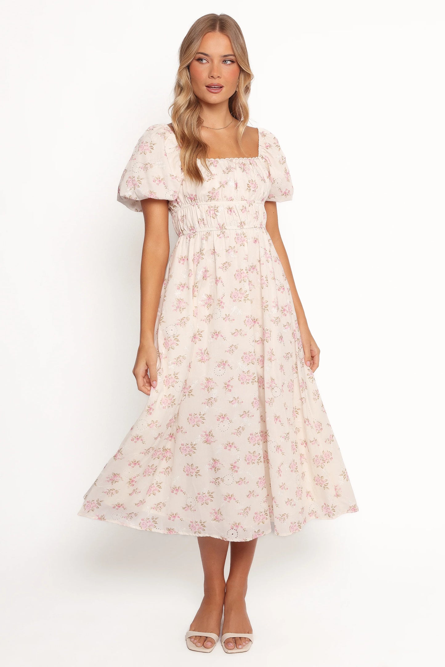 Eowyn Maxi Dress - Ivory Pink