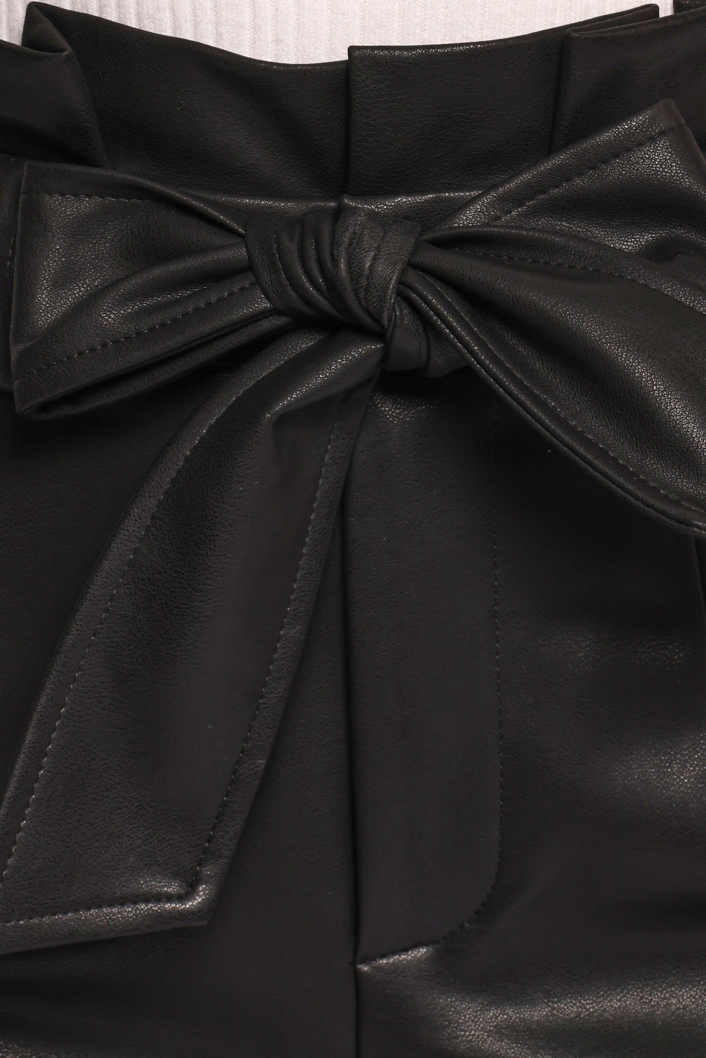 Kieran Faux Leather Pant - Black