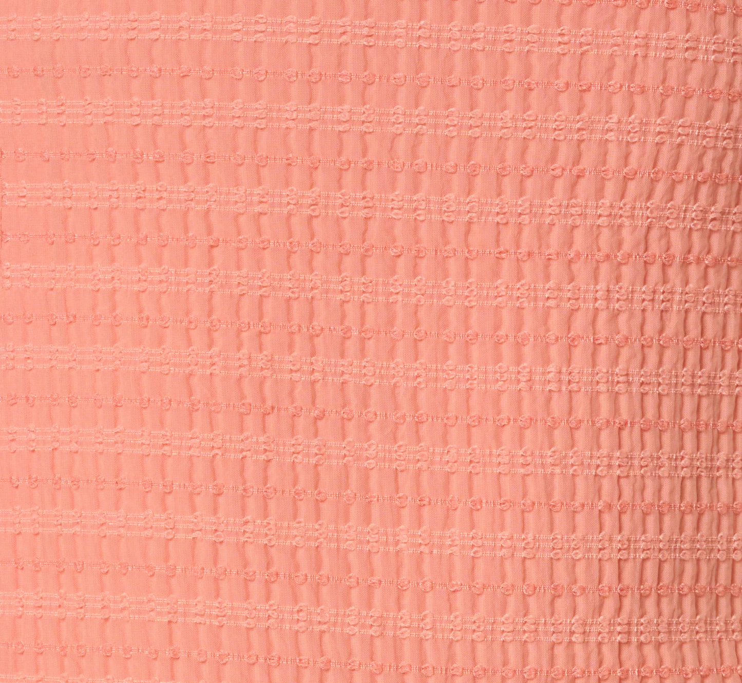 Drop Waist Seersucker Beaded Strap Sundress In Coral