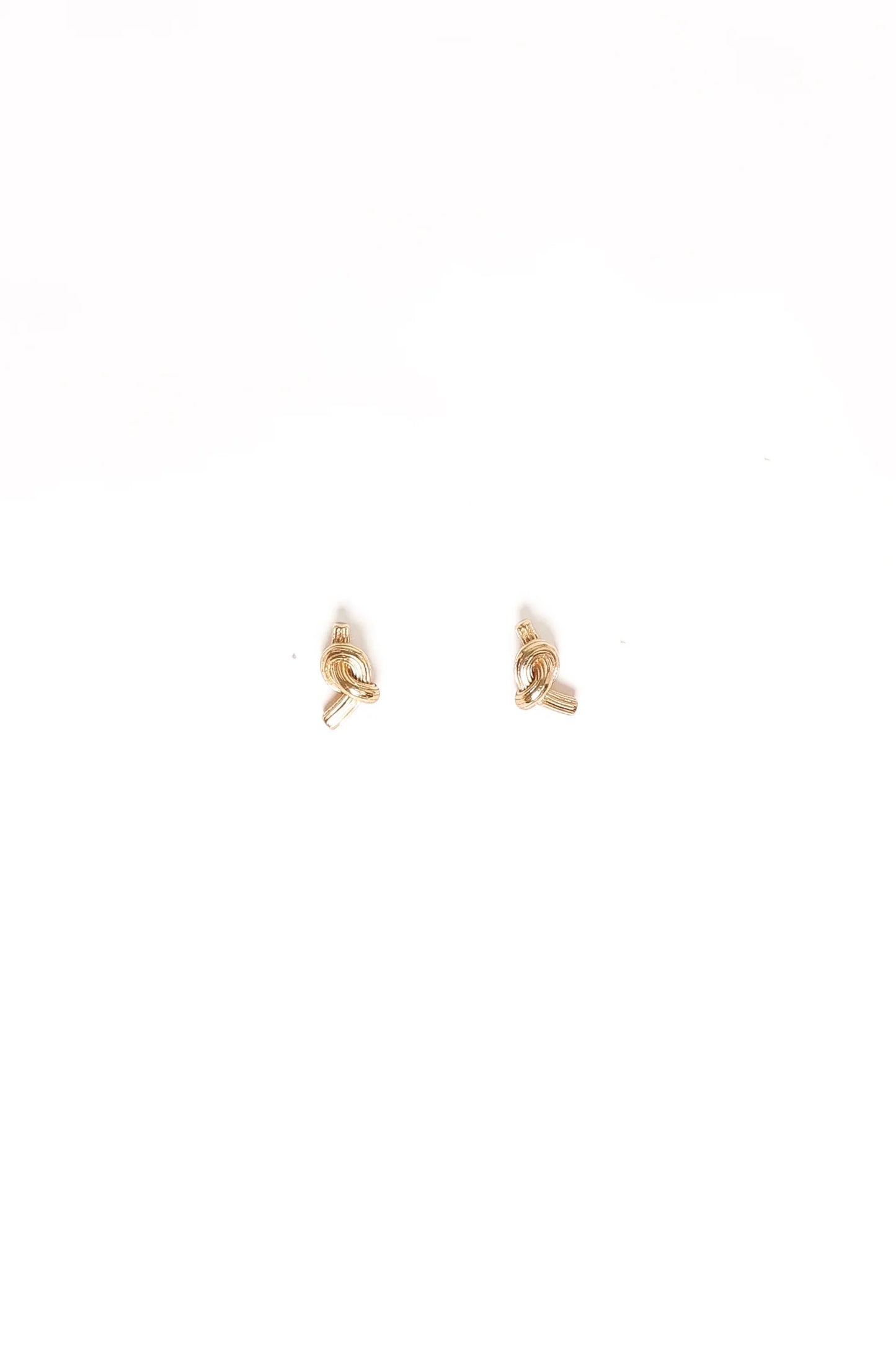 Dakota Knot Earrings - Gold
