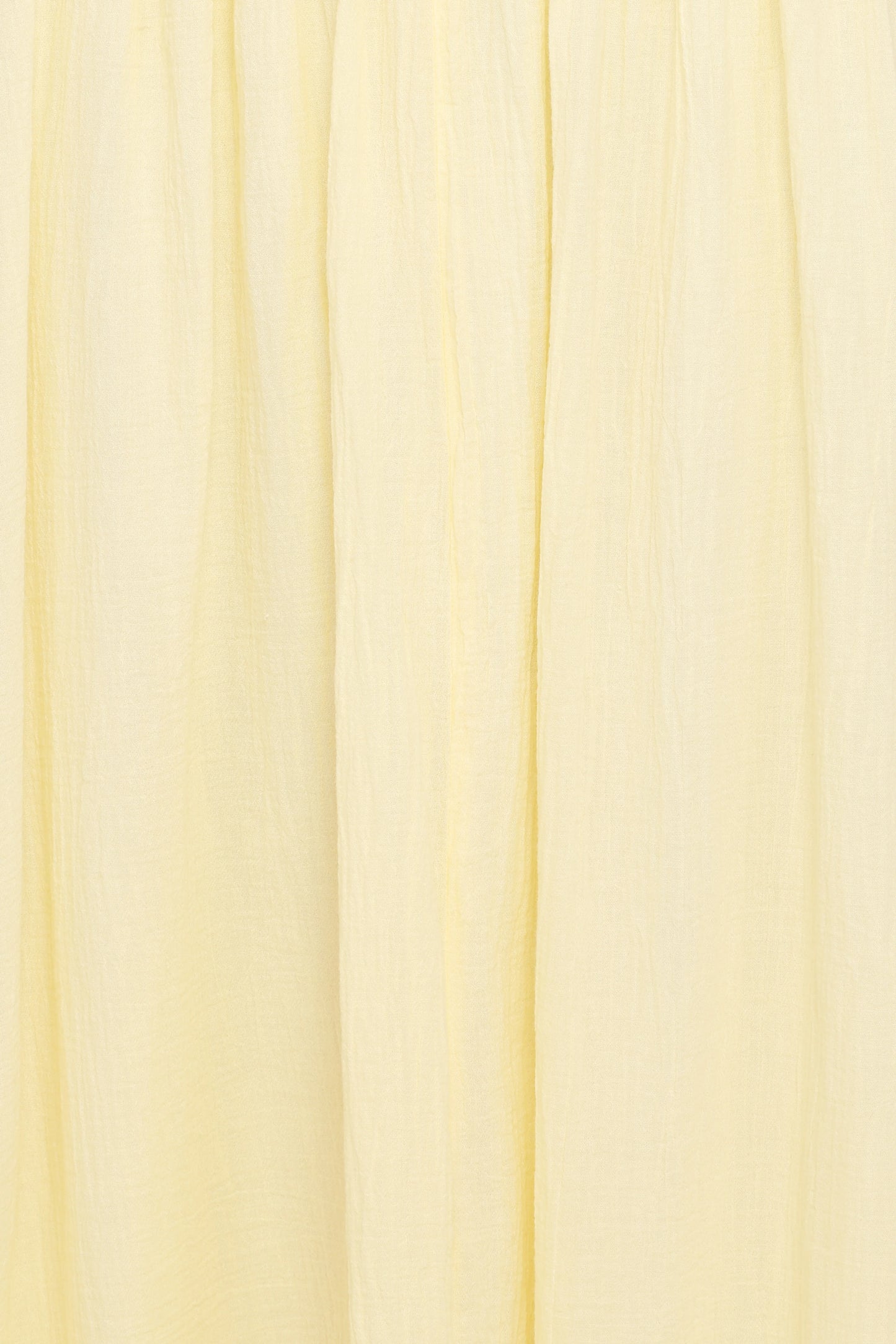 Enola Gather Midi Dress - Yellow