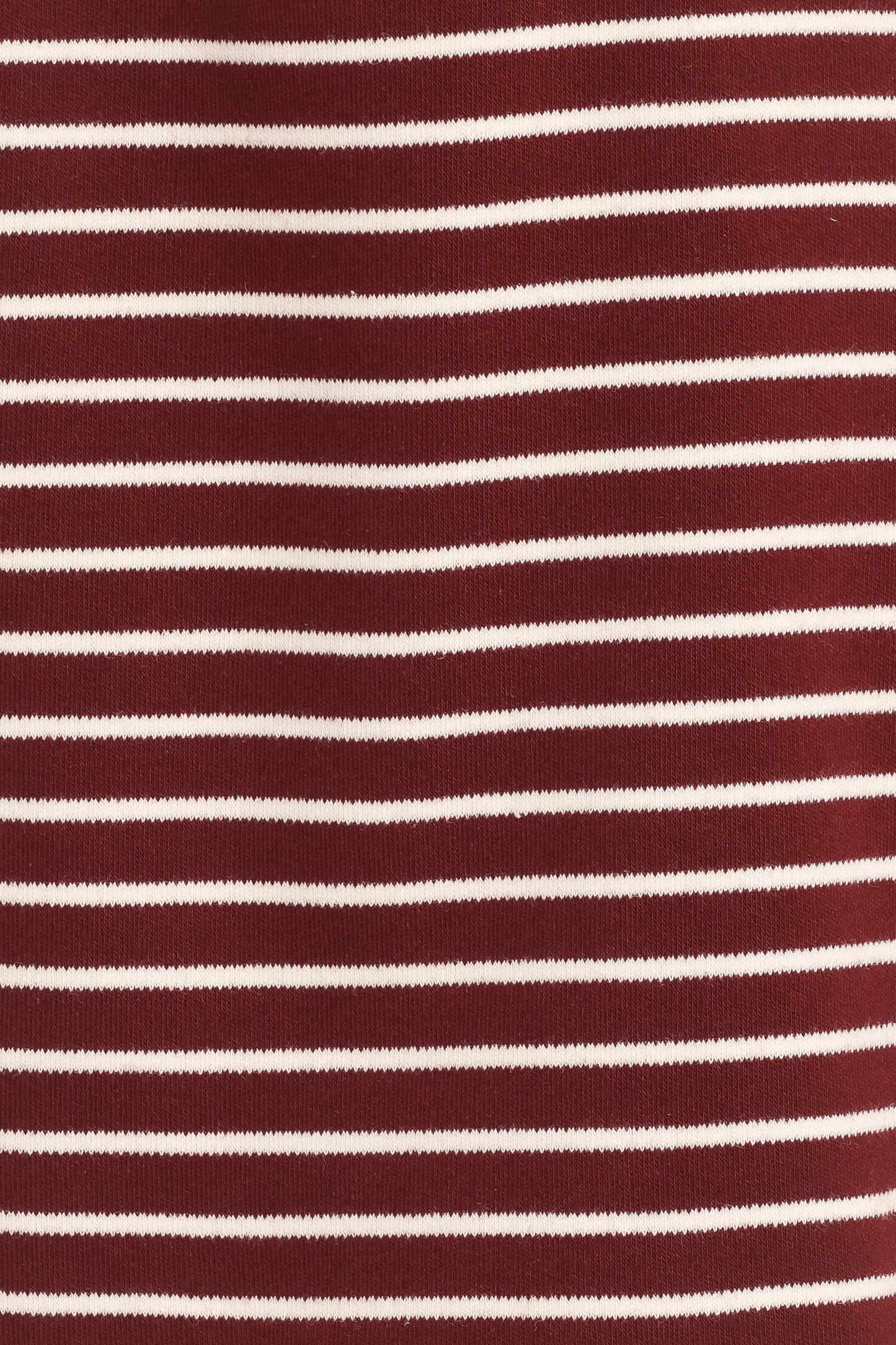 Hellen Stripe Short Set - Burgundy Cream Stripe