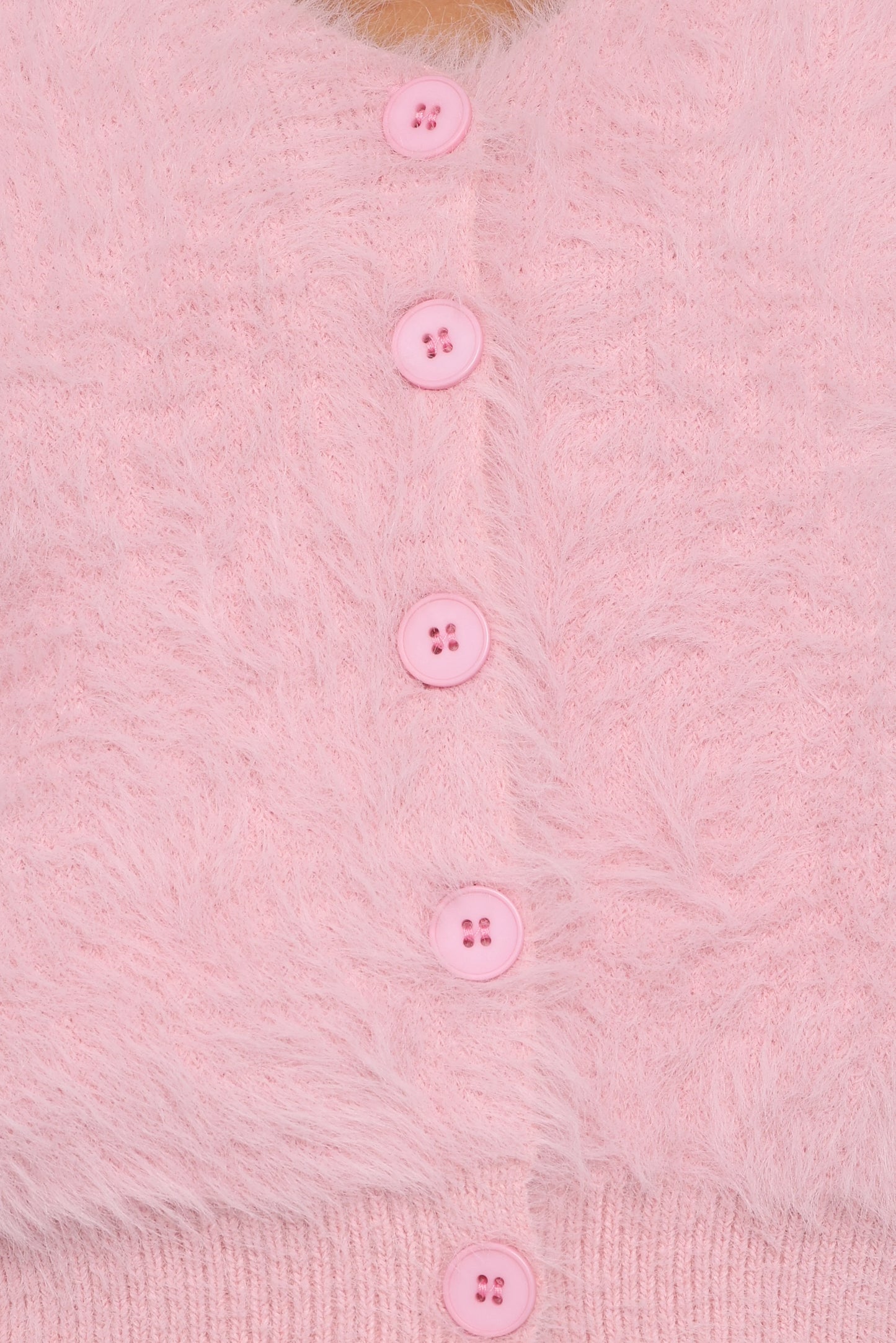 Evelin Cropped Cardigan - Pink