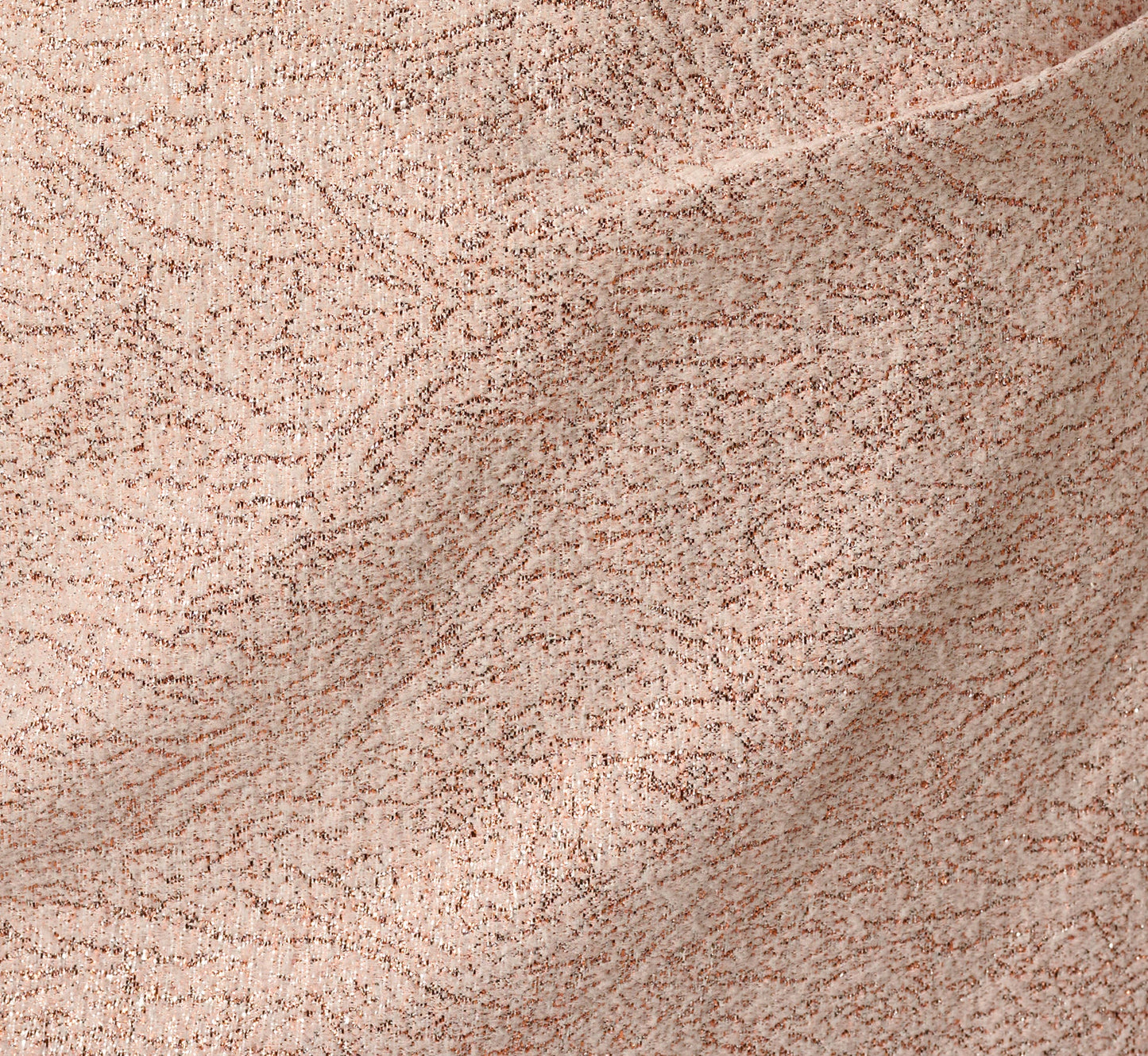 Off Shoulder Draped Stretch Jacquard Gown In Blush