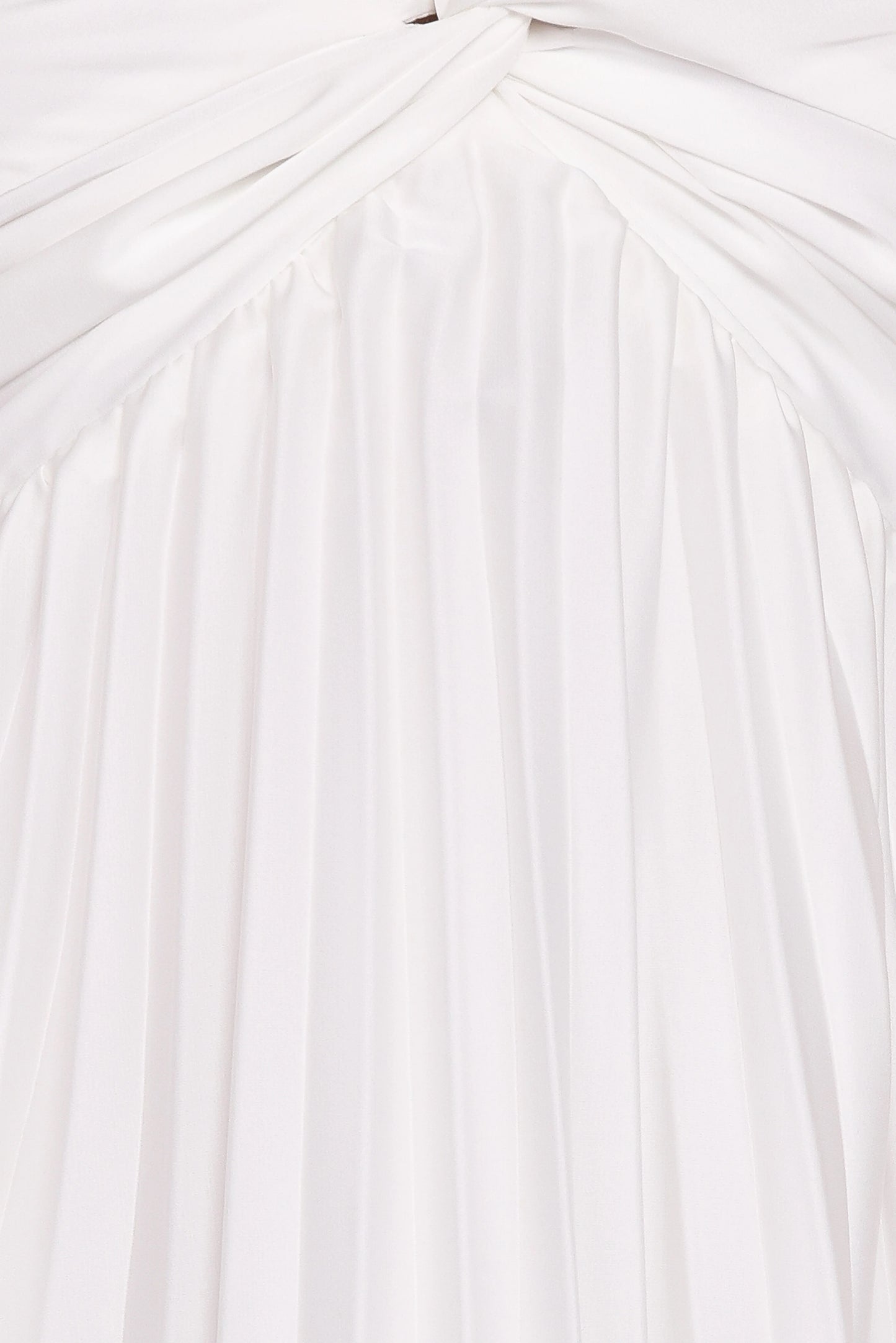 Nova Flutter Sleeve Midi Dress - White