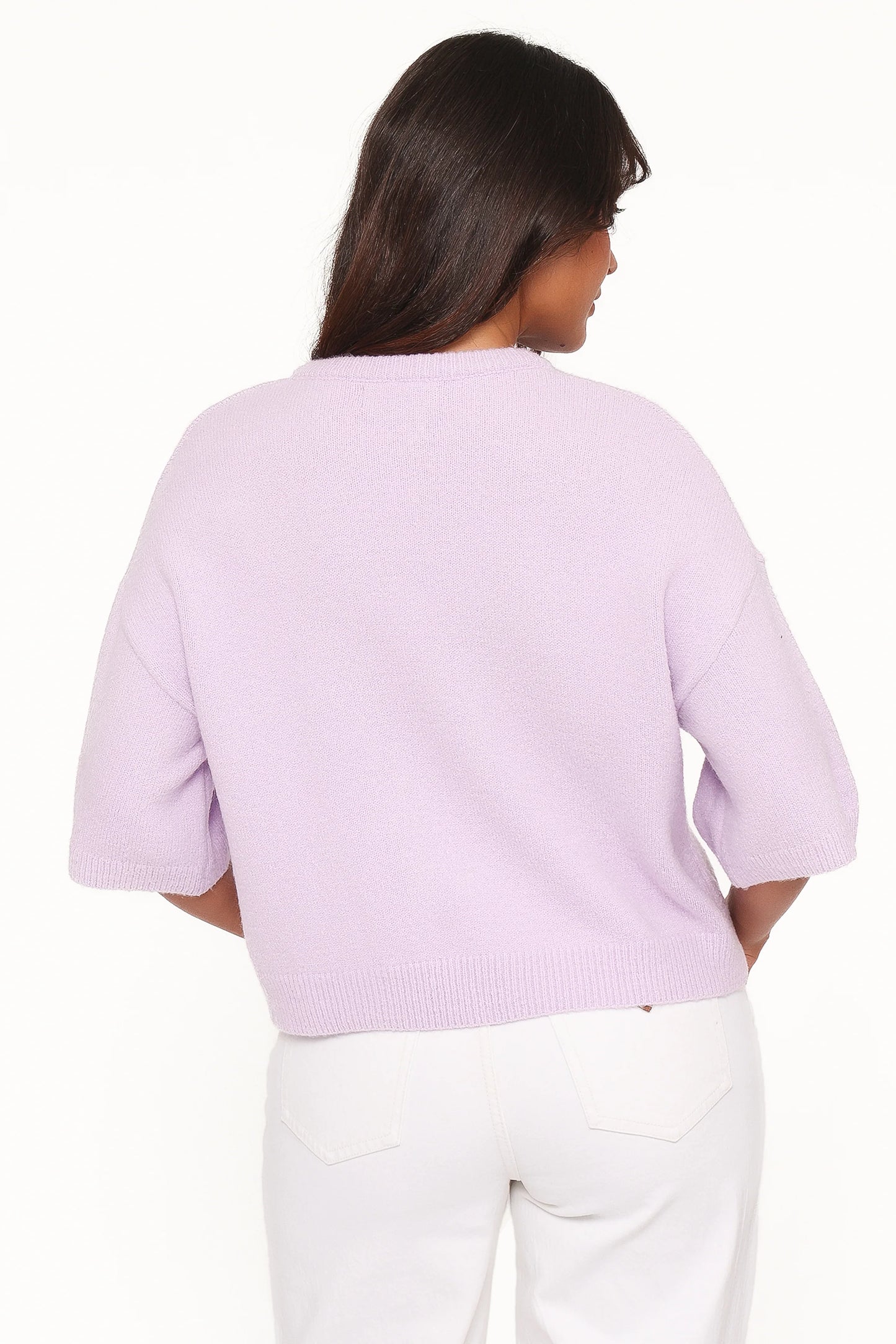 Lilith Knit Top - Lilac