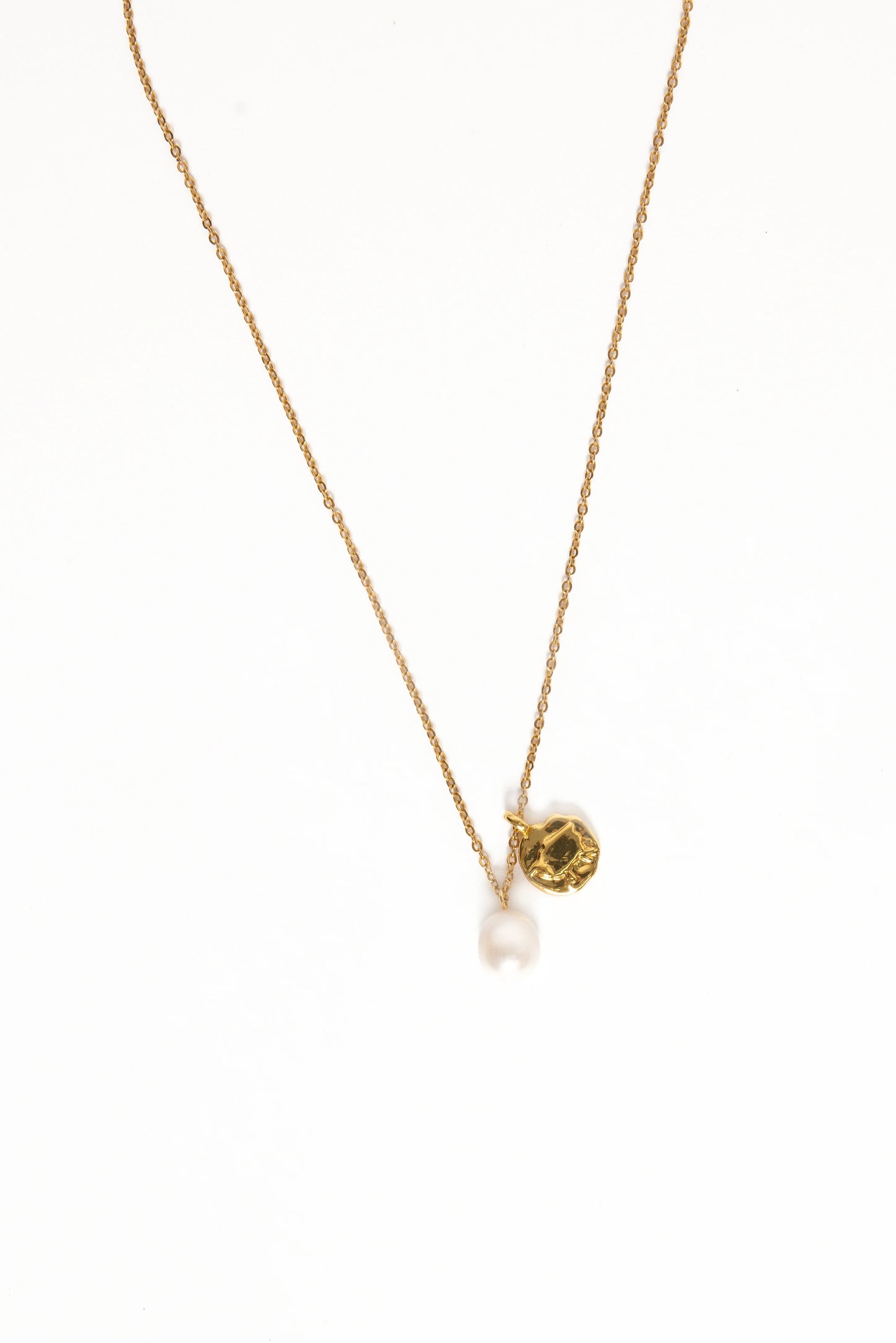 Lavinia Necklace - Gold/Pearl