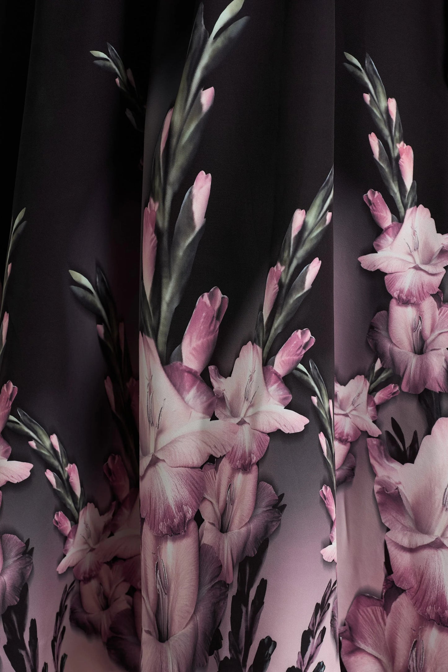 Annalise Pink Border Print Bandeau Midi Dress