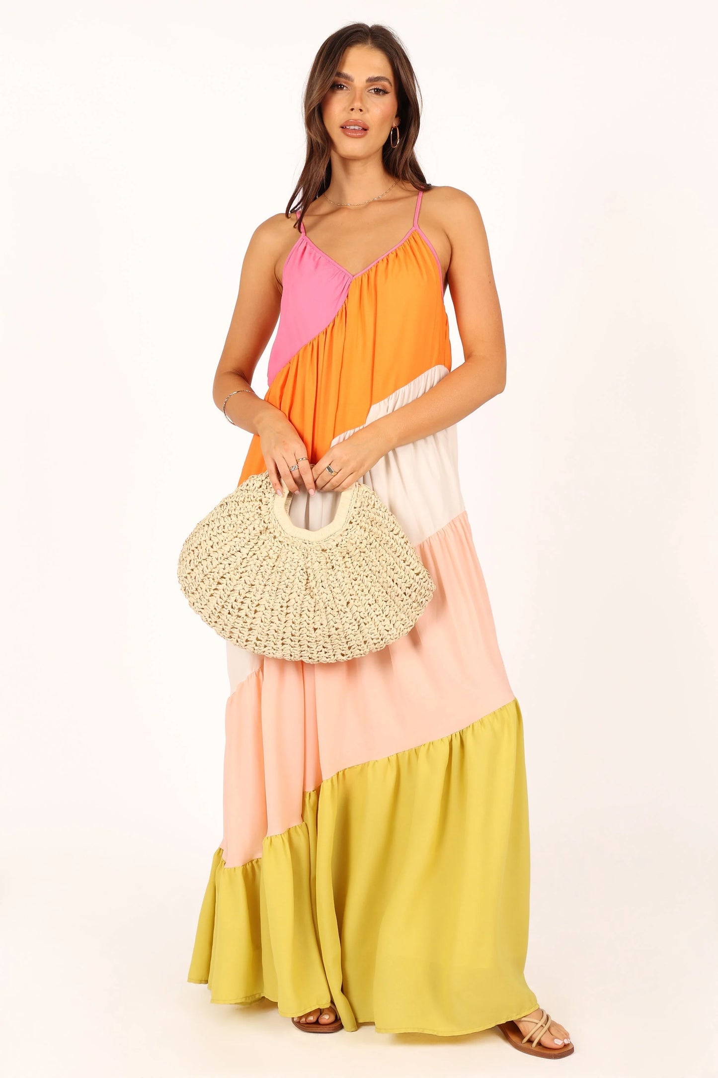 Tallulah Tiered Maxi Dress - Multi
